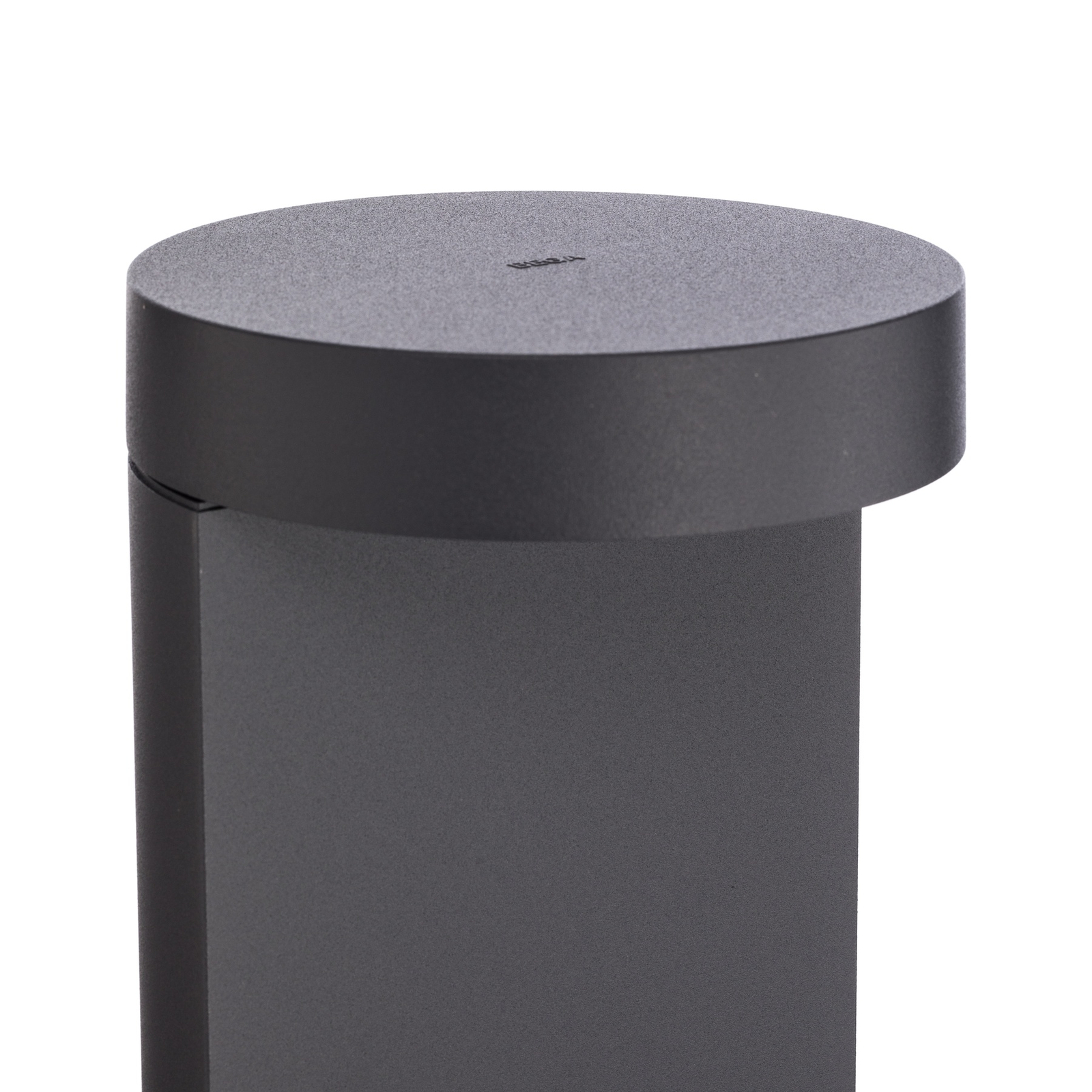 BEGA LED pedestal light 84749, graphite, cast aluminium, glass