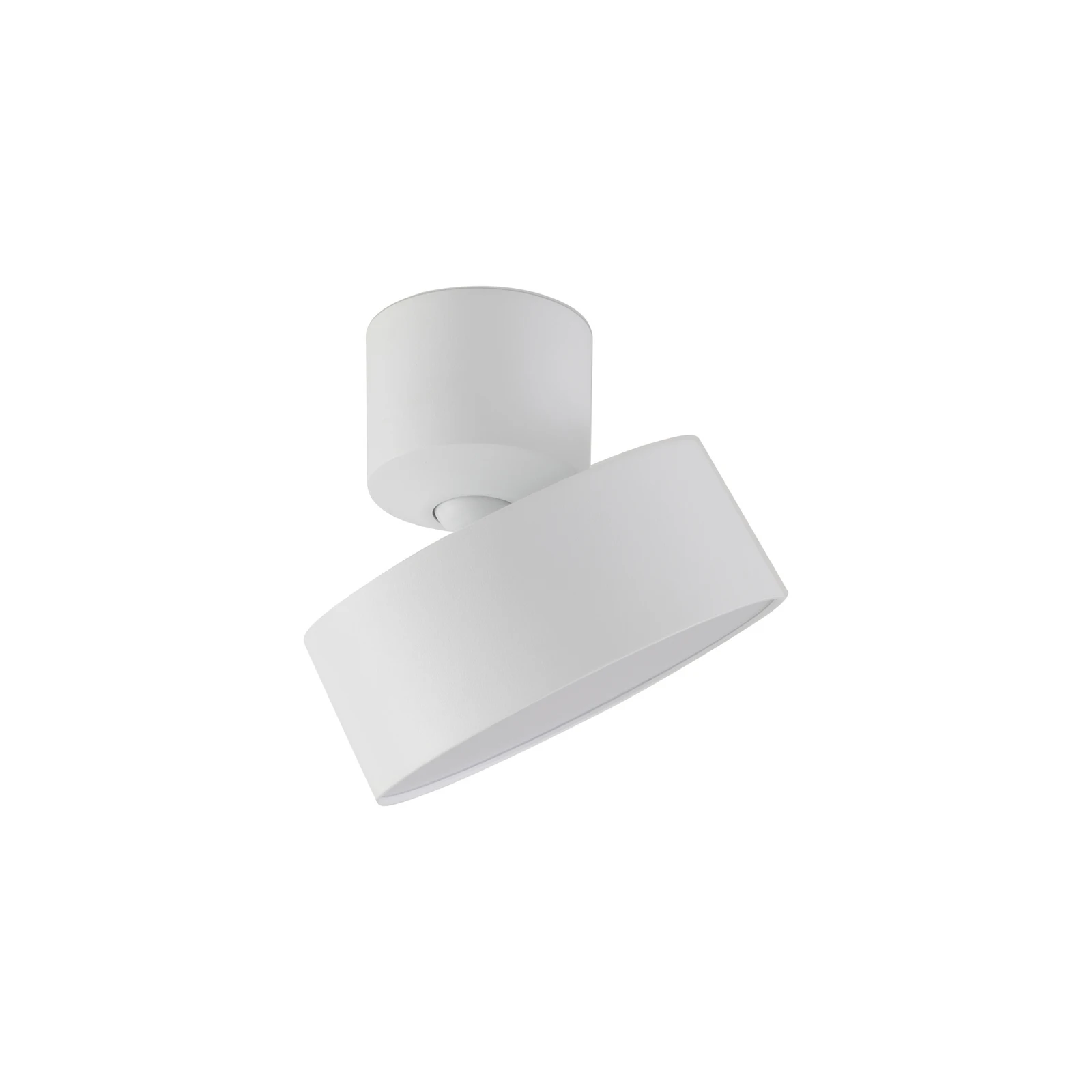 Lindby LED reflektor Nivoria, Ø 14 cm, biely, otočný