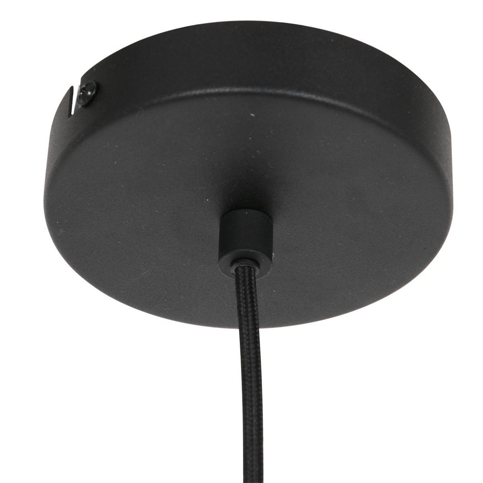 Hängeleuchte Flinter, schwarz, Metall, Ø 50 cm, E27