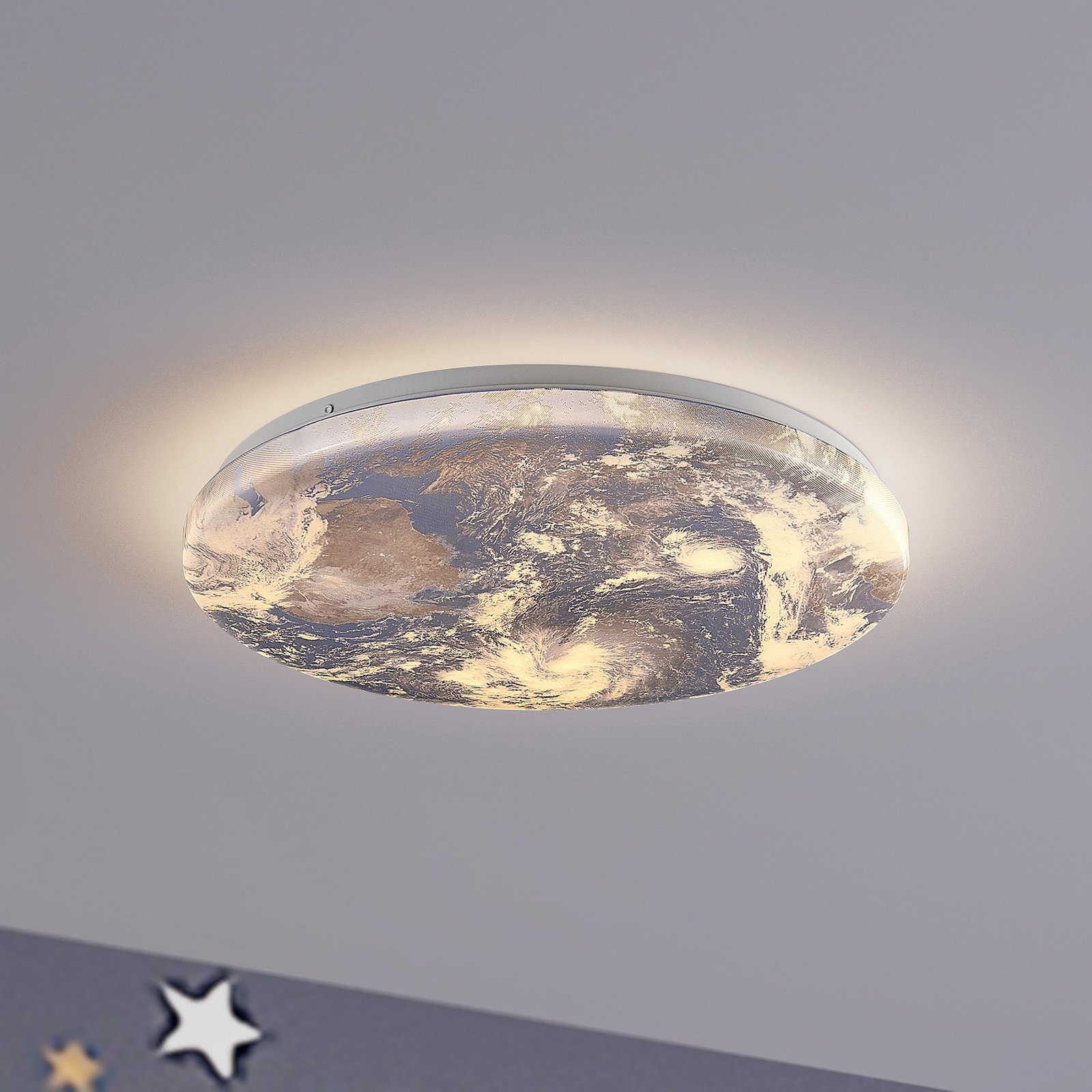 Gaios Ceiling Lamp CCT Dim. - Lindby