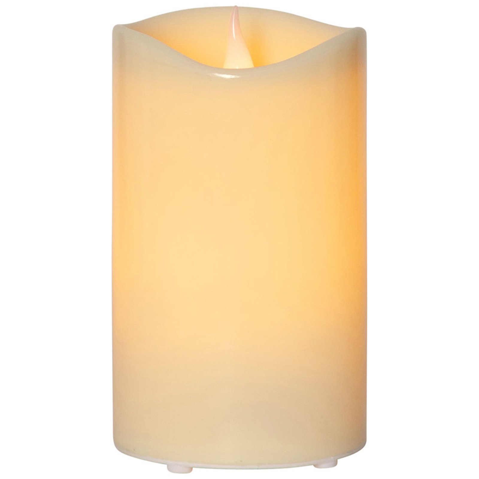 Grande LED candle, battery-powered, height 21 cm