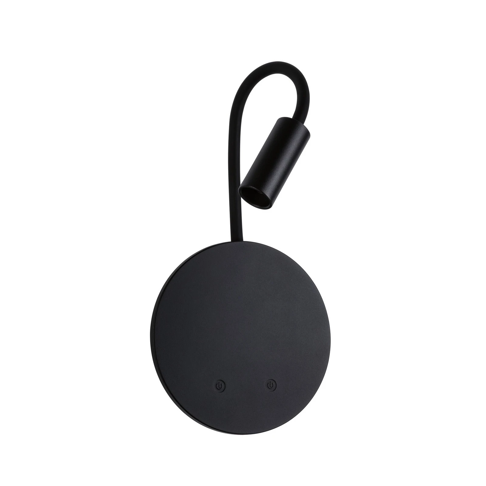Miora LED-væglampe med batteri, sort, fleksibel arm, dæmper