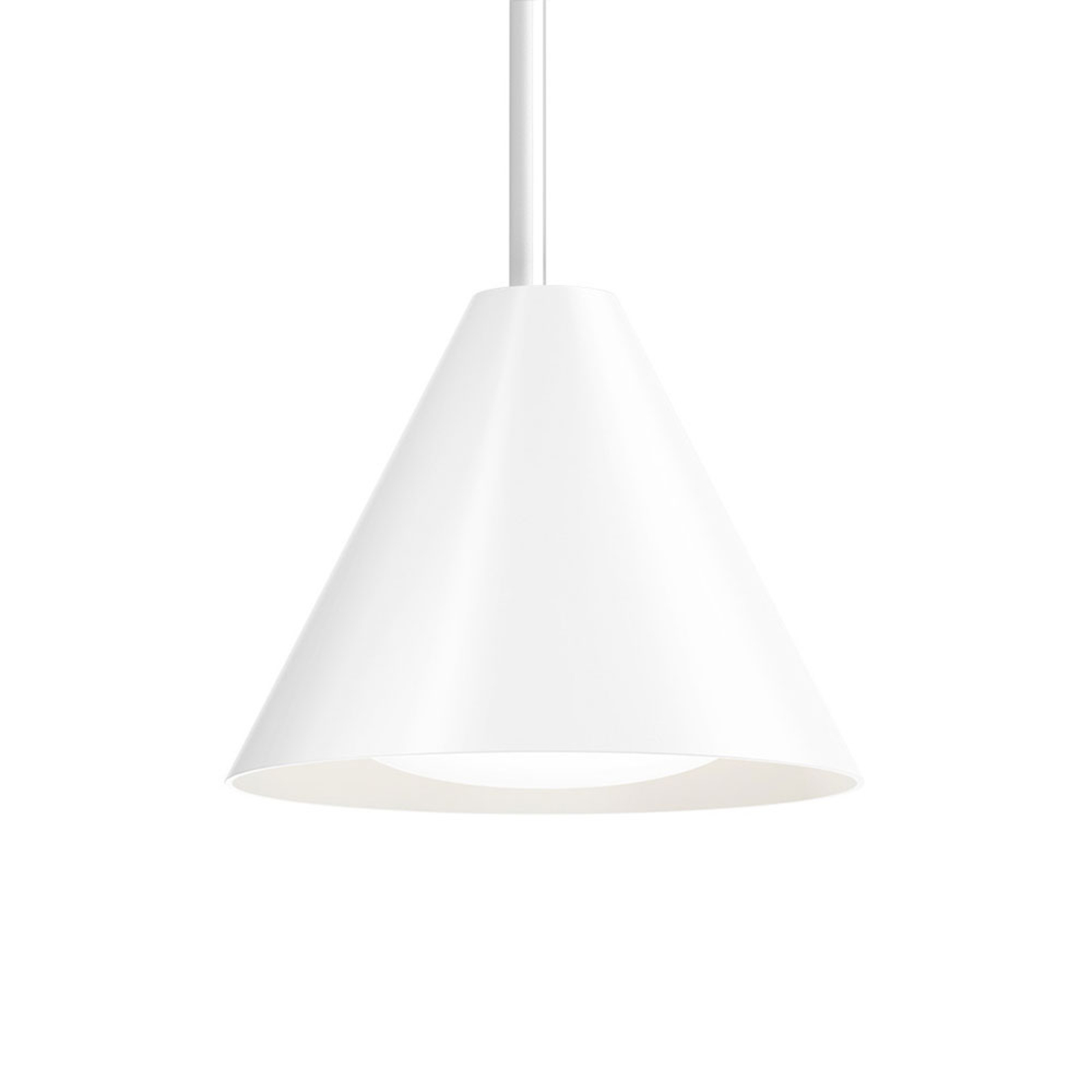 Louis Poulsen Keglen LED-hänglampa 17,5 cm vit