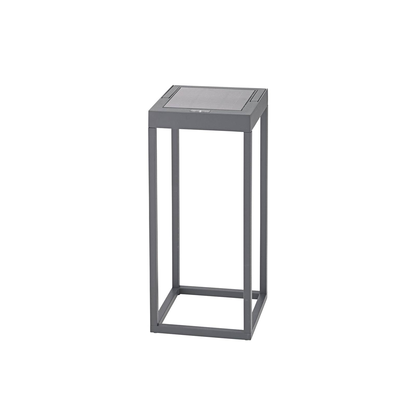 LED-Solarleuchte Numove, graphitgrau, Höhe 32,5 cm