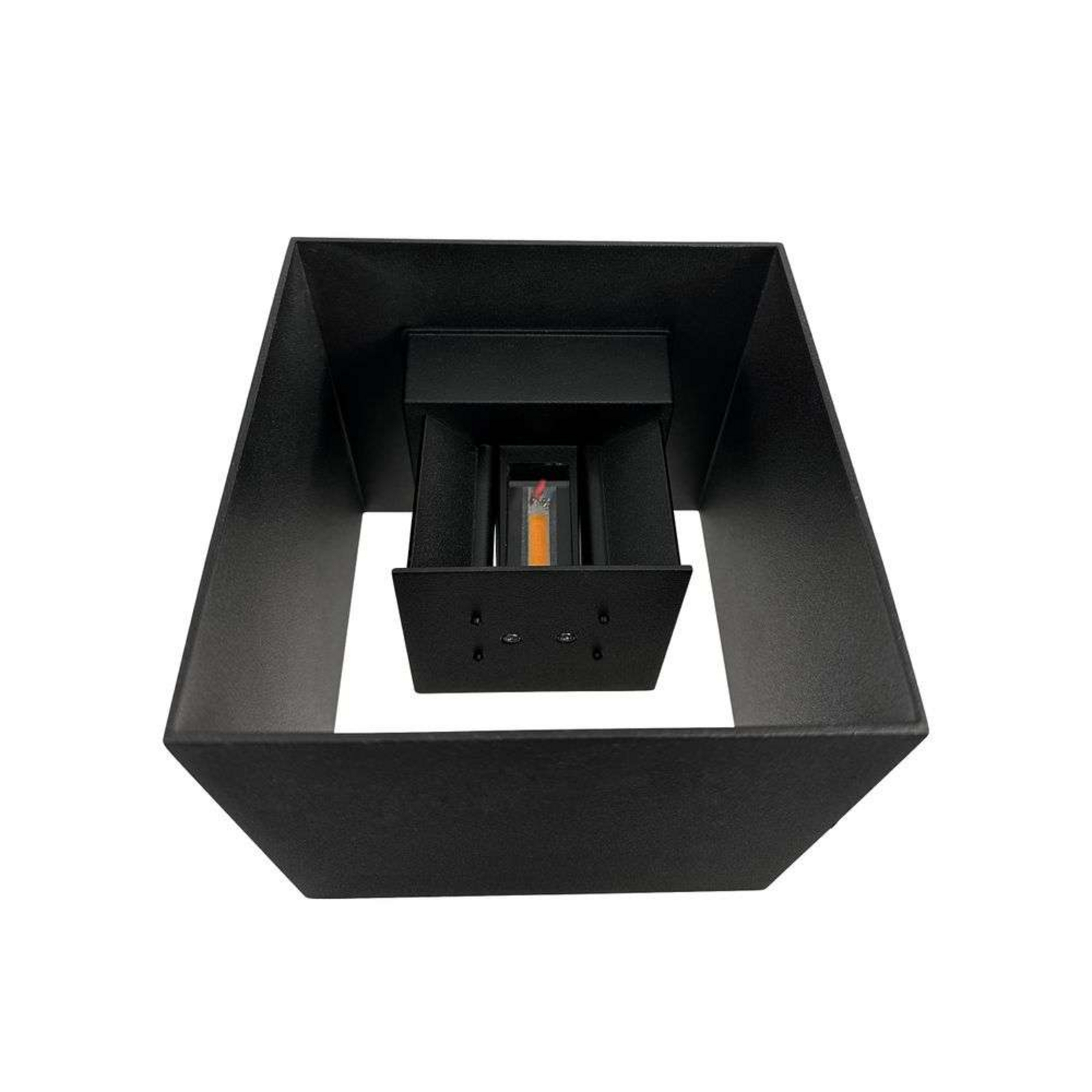 Venus LED En el exterior Aplique de Pared 15x15 Negro - DybergLarsen