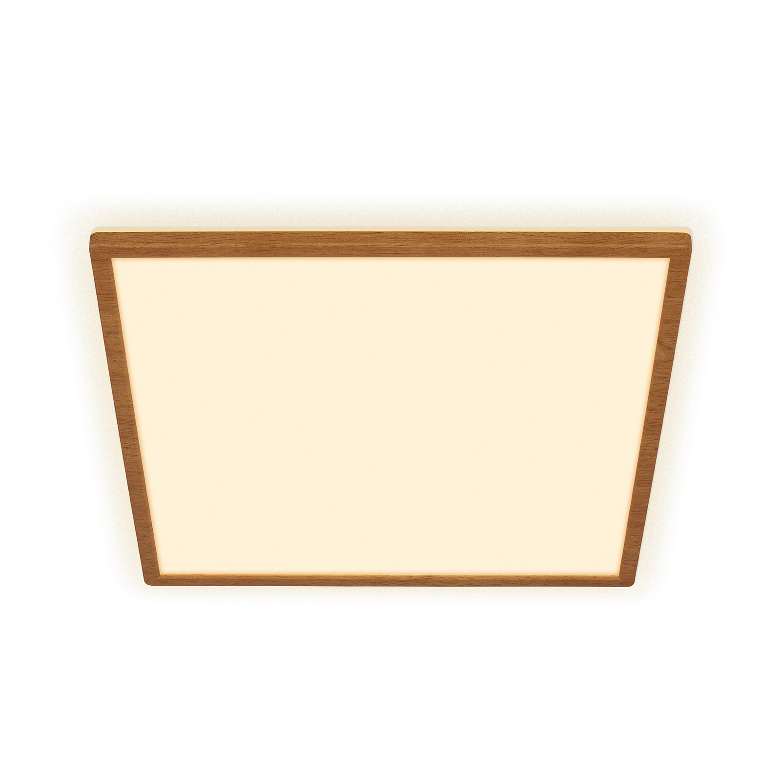 LED lubų šviestuvas „Tava Wood“, 42 x 42 cm, plastikas, 3000 K