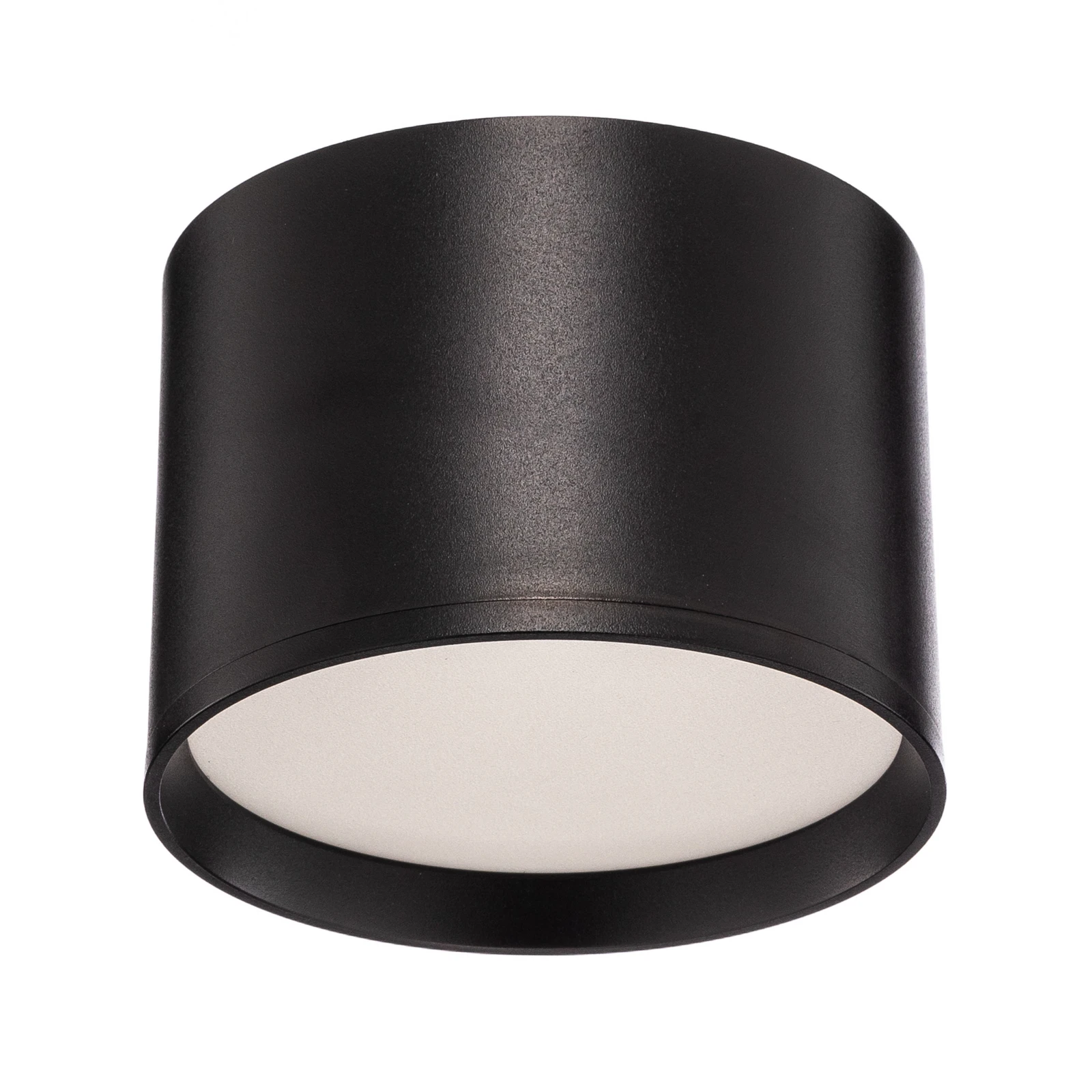 Lindby LED prožektors Nivoria, Ø 12 cm, 15 W, melns, metāls