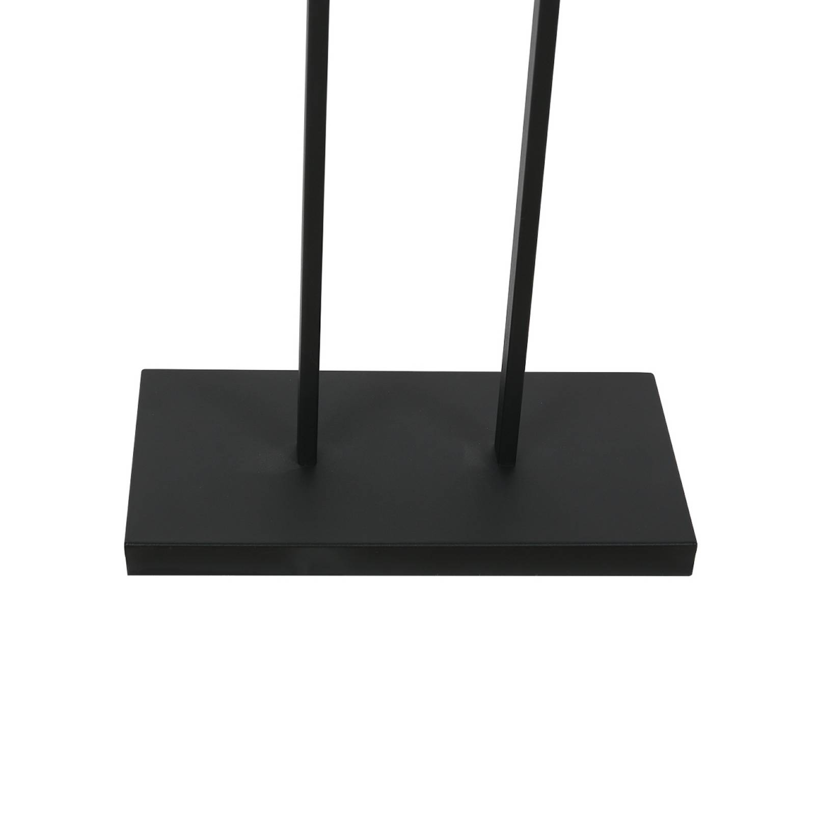  Steinhauer Stehlampe Stang, Schwarz/velours Blau, Höhe 160 Cm, E27 