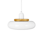 Závěsné světlo Planet Mini, bílé, kov, Ø 27 cm – Dyberg Larsen