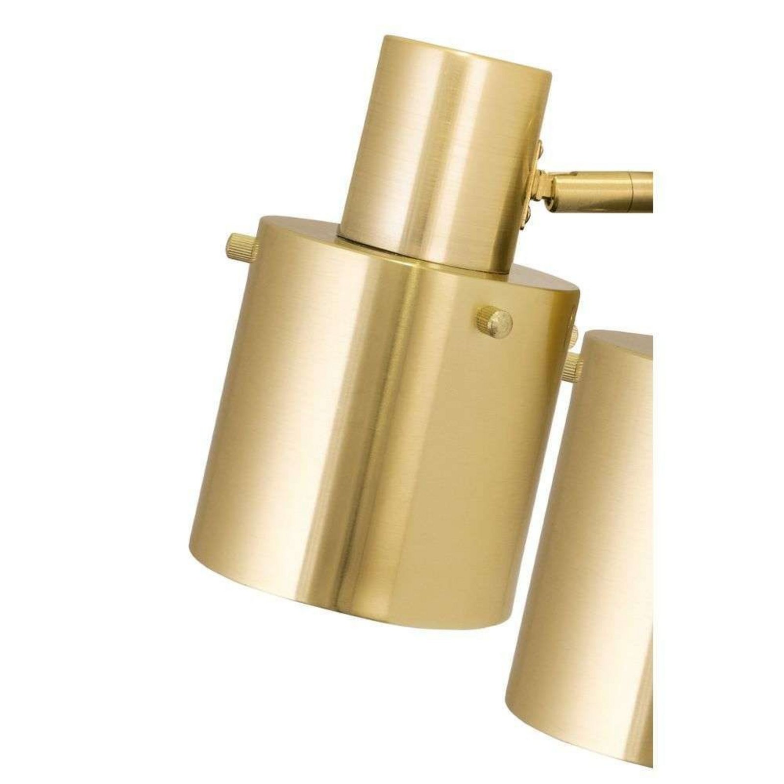 Clark 2 Vägglampa Brushed Brass - Globen Lighting