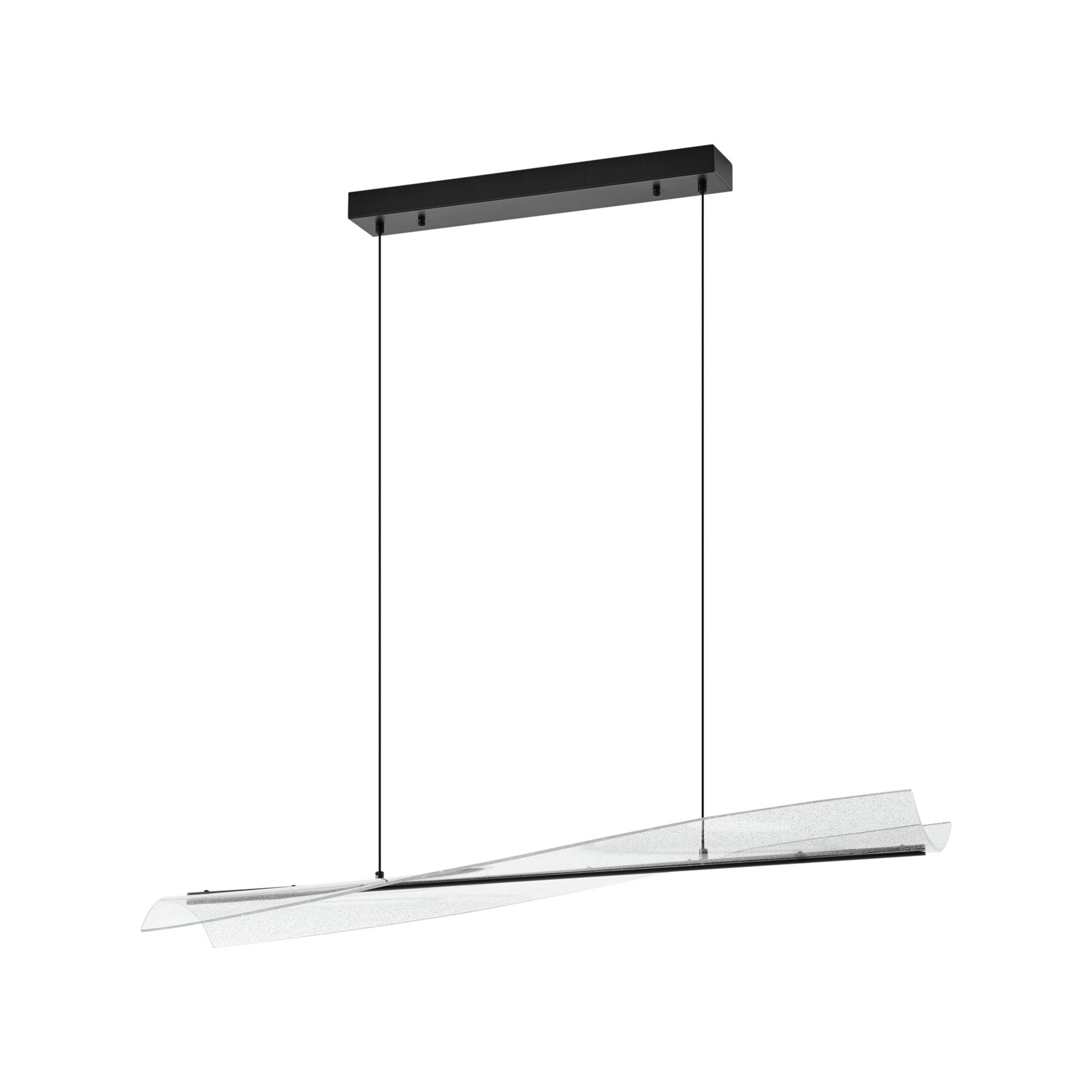 Vellia LED viseća svjetiljka 112 cm CCT crna - Lucande