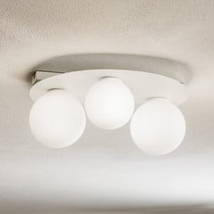 Plafoniera Firn, rotonda, 1 luce, oro