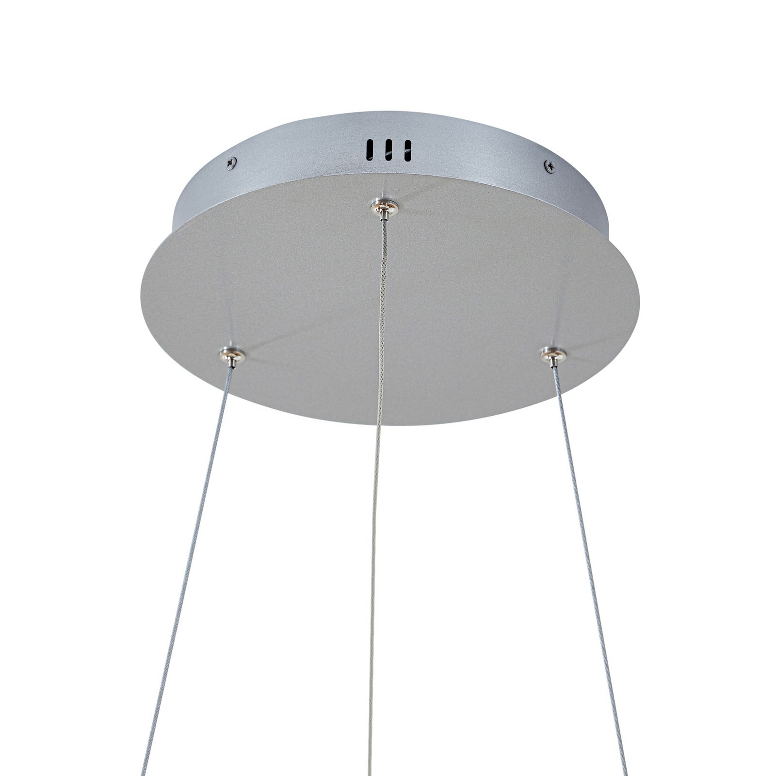 Yonam LED hanglamp, Ø 60 cm, 1-lamp, aluminium, CCT - Lucande Yonam LED hanglamp, Ø 60 cm, 1-lamp, aluminium, CCT - Lucande