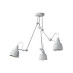 814 Lampa sufitowa 3-punktowa, biała, z regulacją – ALDEX