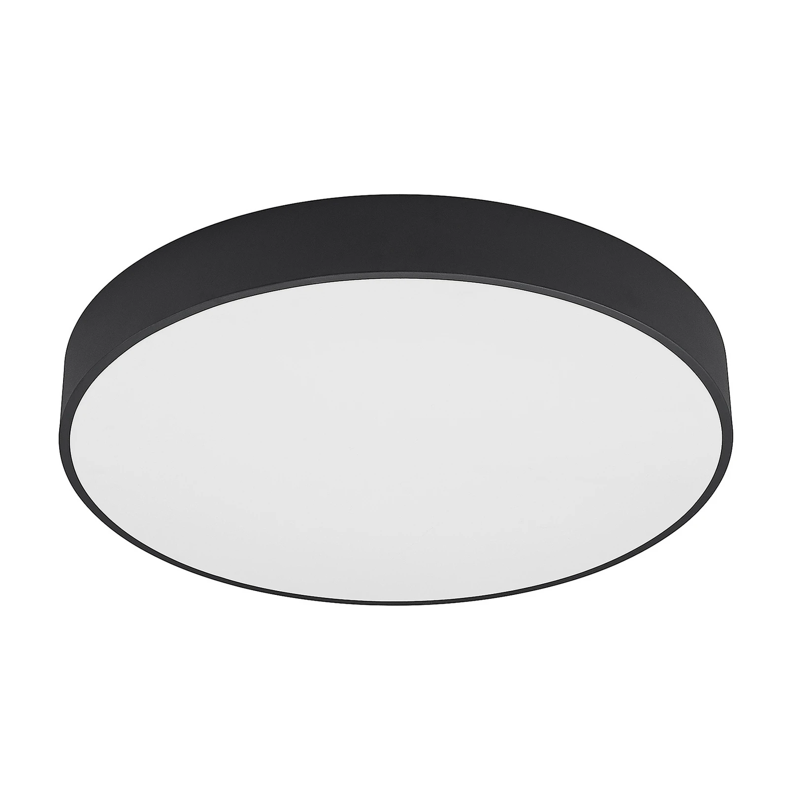Arcchio LED лампа за таван Noabelle, Ø 80 cm, черна, метал
