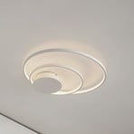 Lindby Nerwin LED ceiling light, round, white