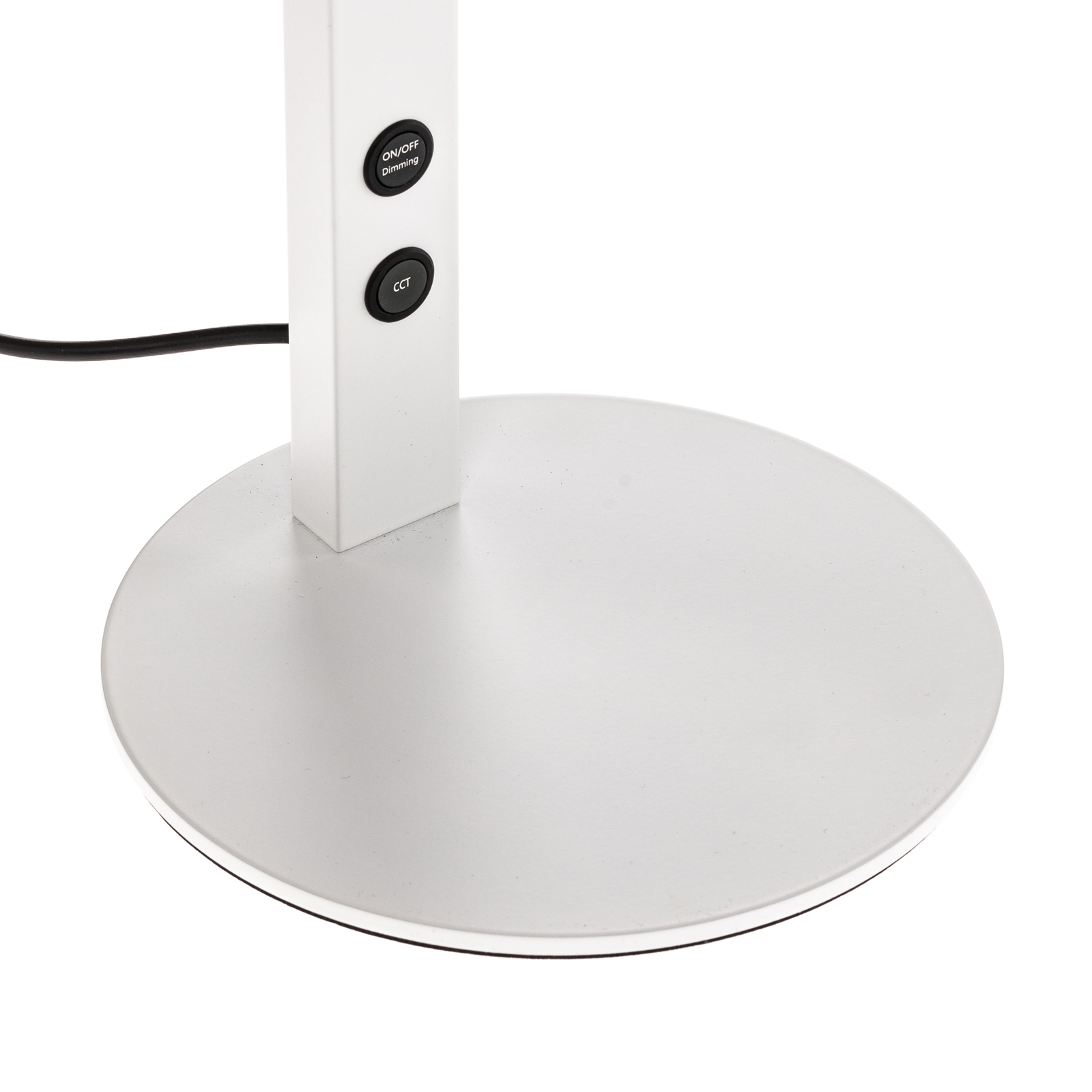LED-työpöytälamppu Ideal himmentimellä, valkoinen