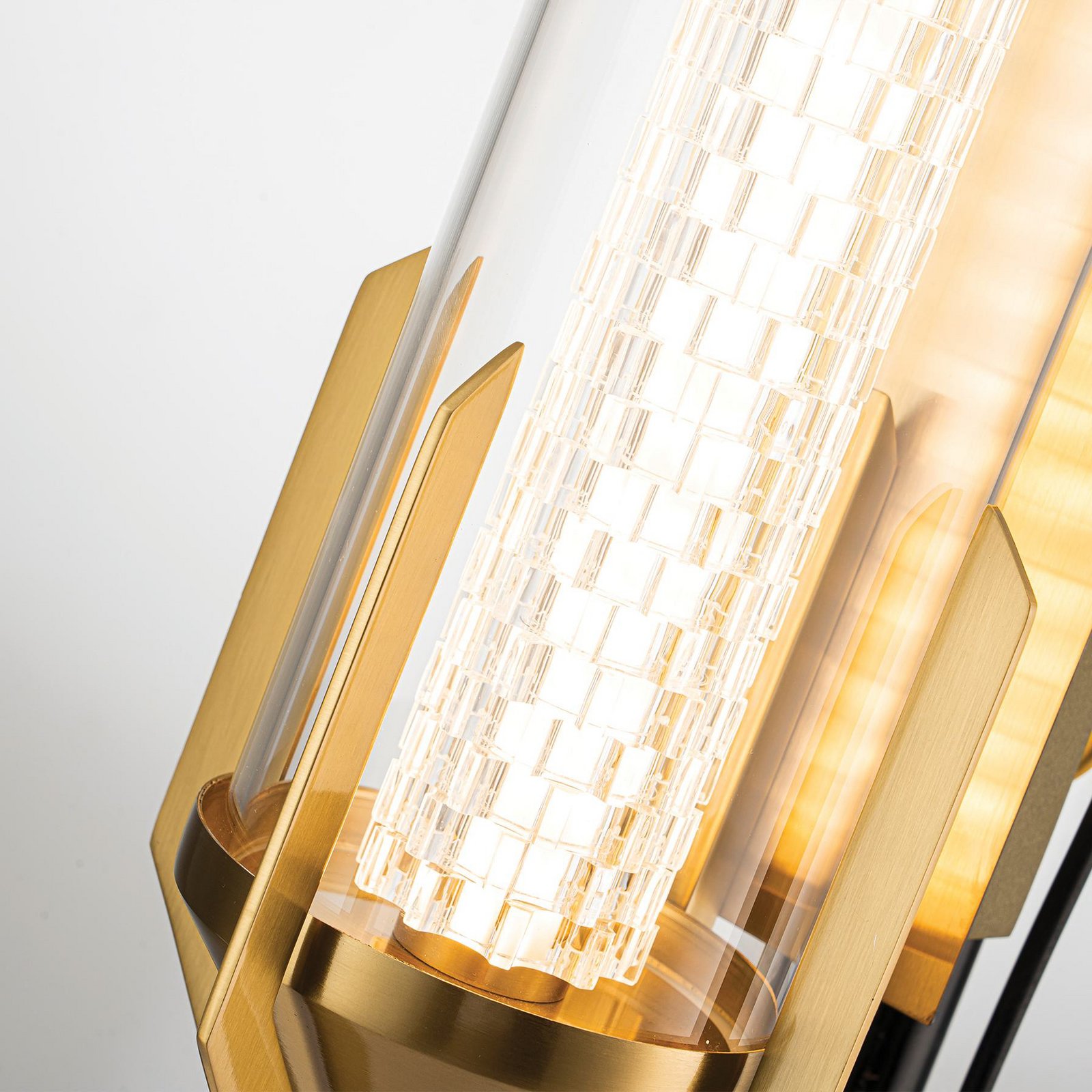 LED wandlamp ESPADA goud geborsteld Breedte 70 cm Metaal IP44