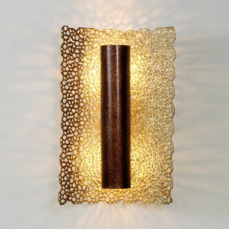 Wandleuchte Utopistico gold