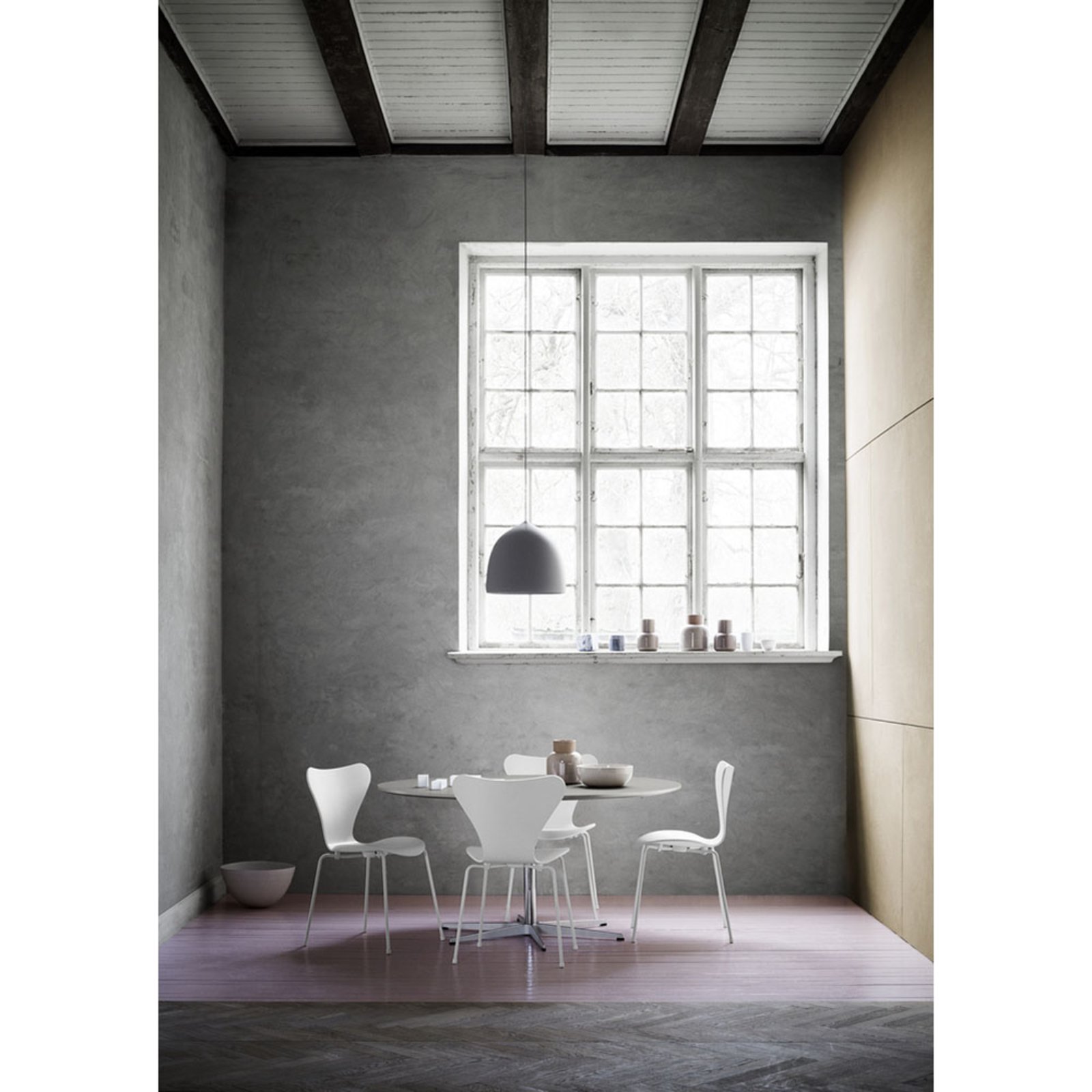 Suspence P2 Pendant Matte Grey - Fritz Hansen