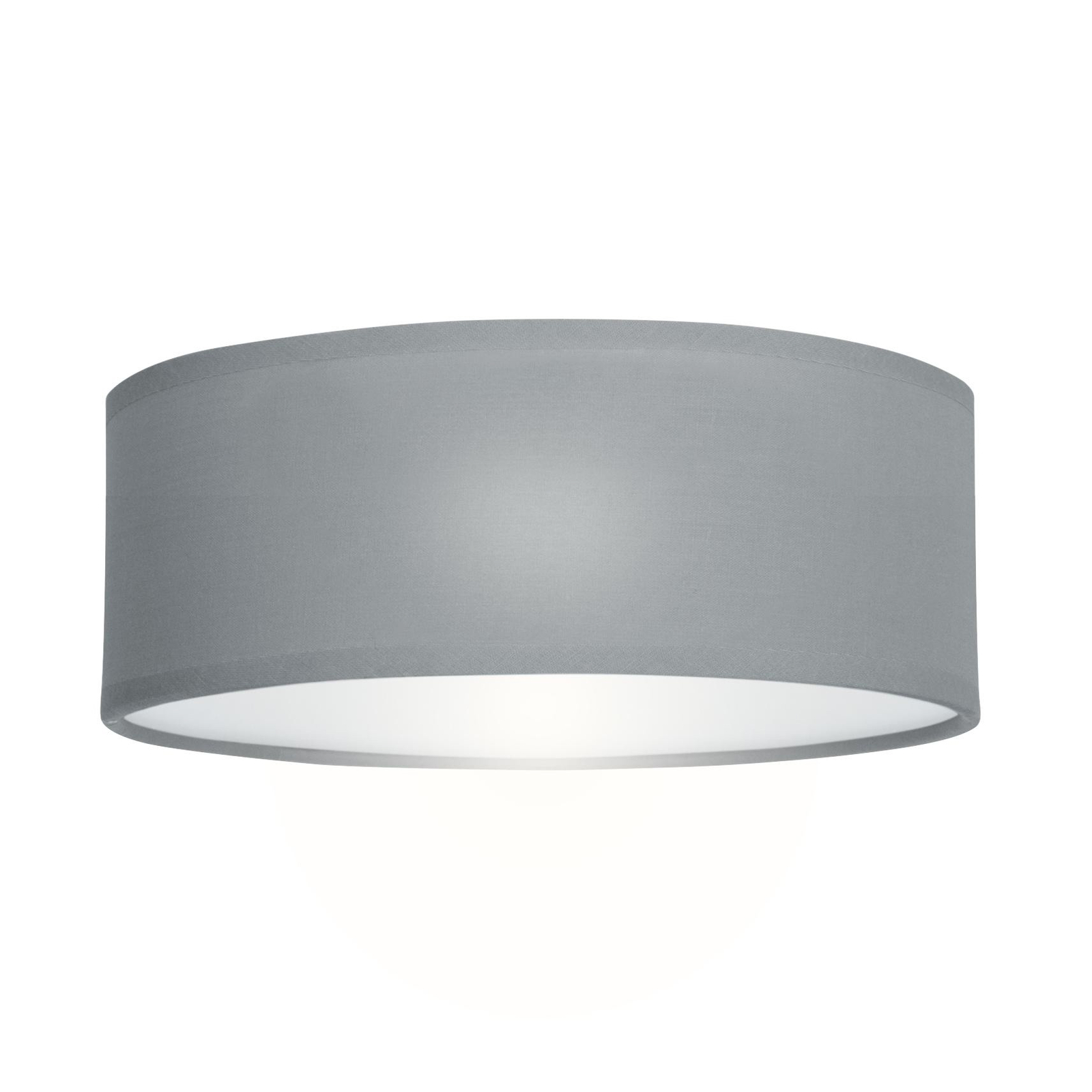 Taklampe Taklampe Dream, Ø 30 cm, tekstil, grå