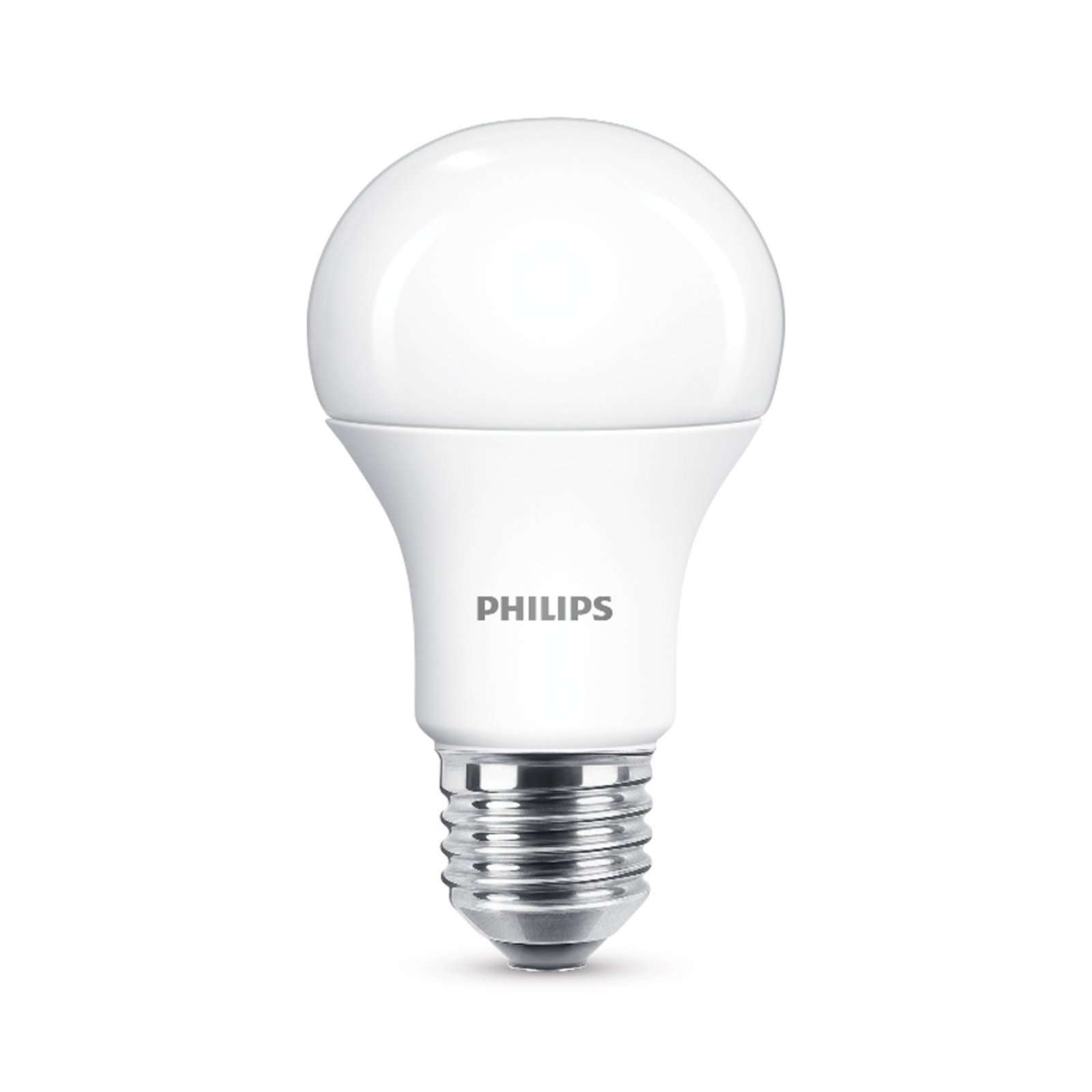 Philips LED lamp E27 10,5W 2.700K opaal 2 per pak