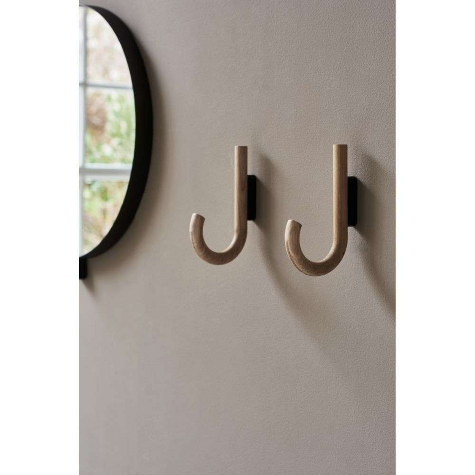 Hook Hanger Stejar/Negru - GEJST