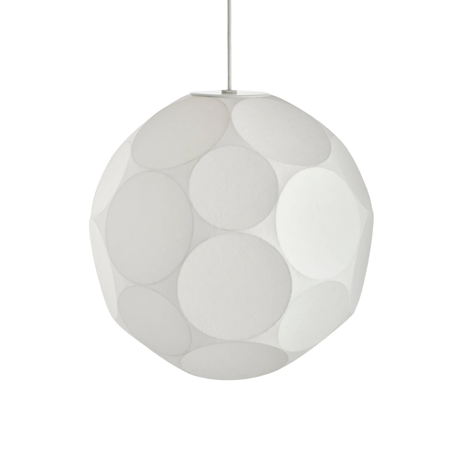 Tom Dixon Lampada a sospensione Soft, Ø 45 cm, bianco, plastica, E27