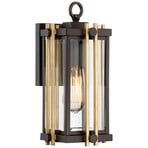 Goldenrod small outdoor wall light 32.4 cm