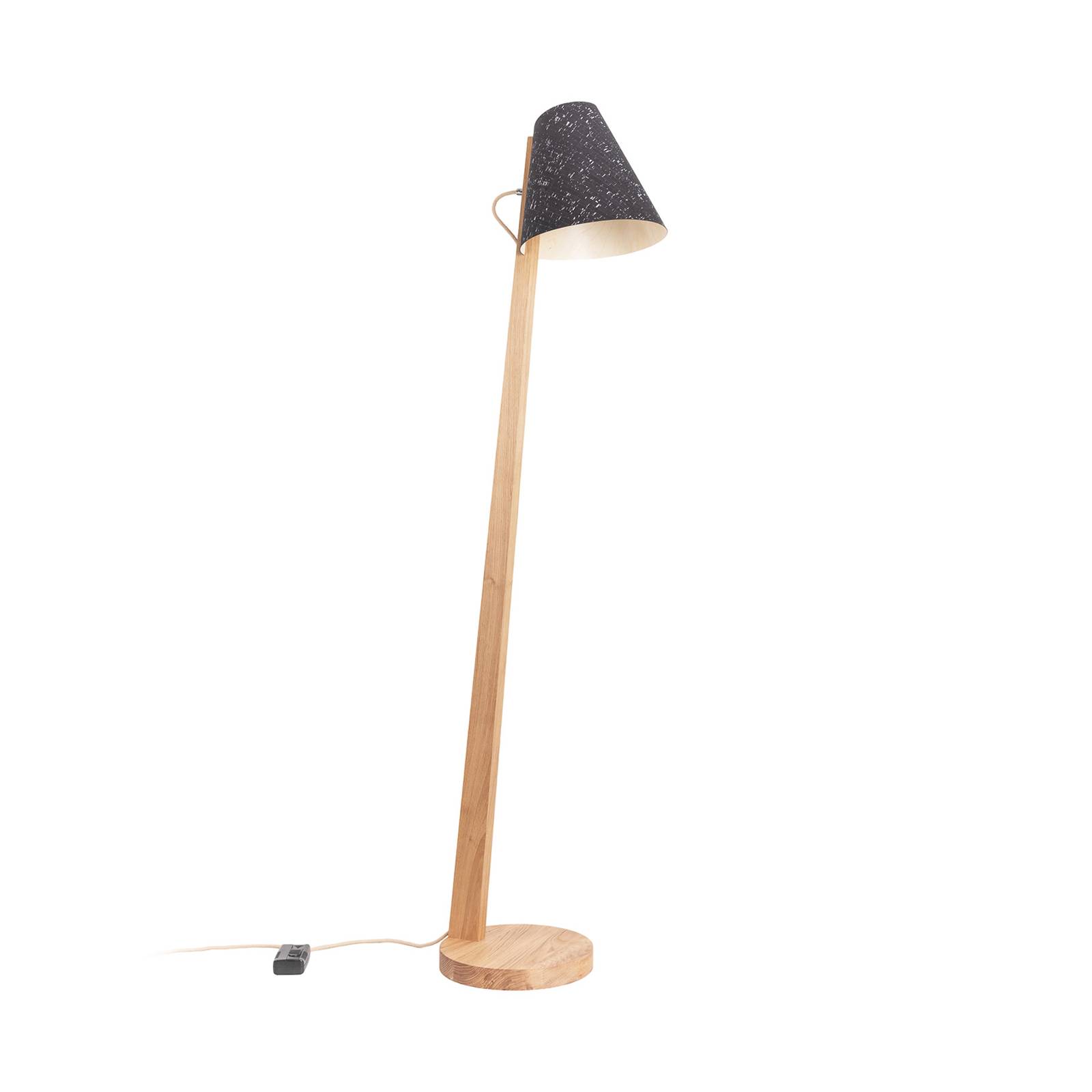 ALMUT 1411 lampadaire courbé Ø30cm liège