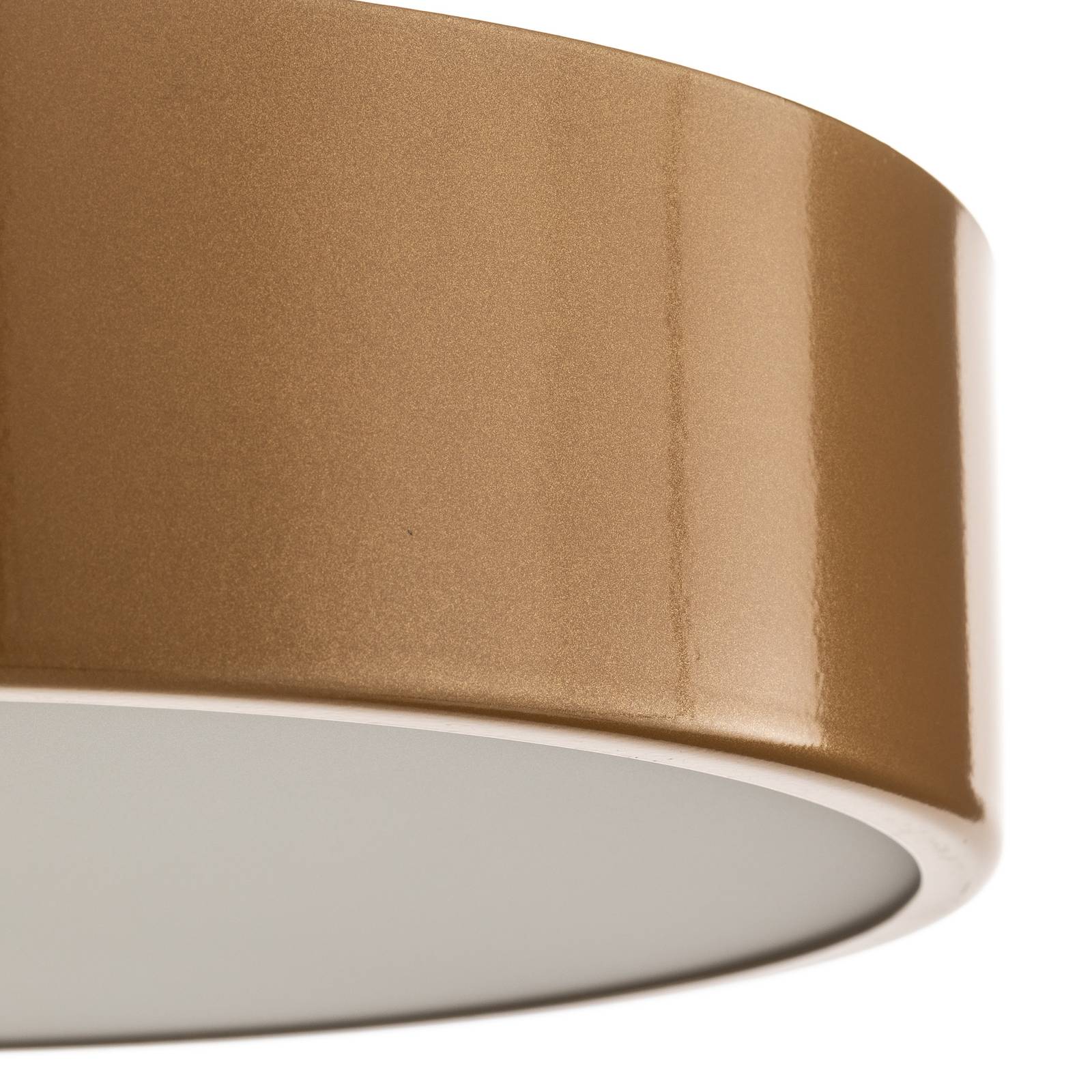 Lampa sufitowa Cleo 300, złota, czujnik, IP20, Ø 30 cm, metal