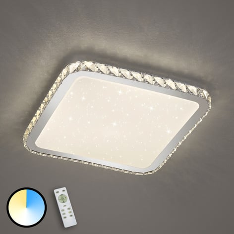 LED-kattolamppu Sapporo jossa tähtikansi