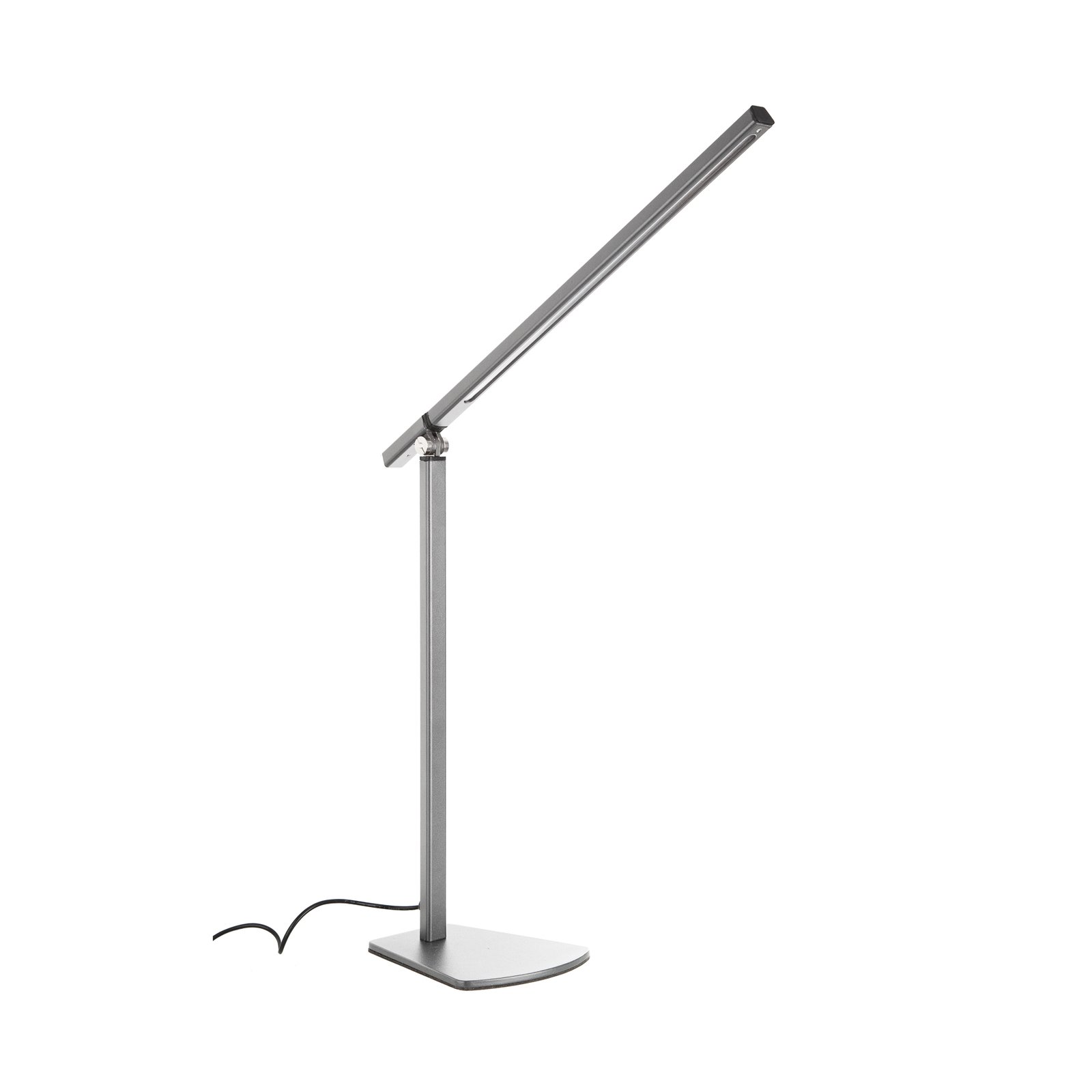 LED asztali lámpa Marek, szabályozható, ezüst