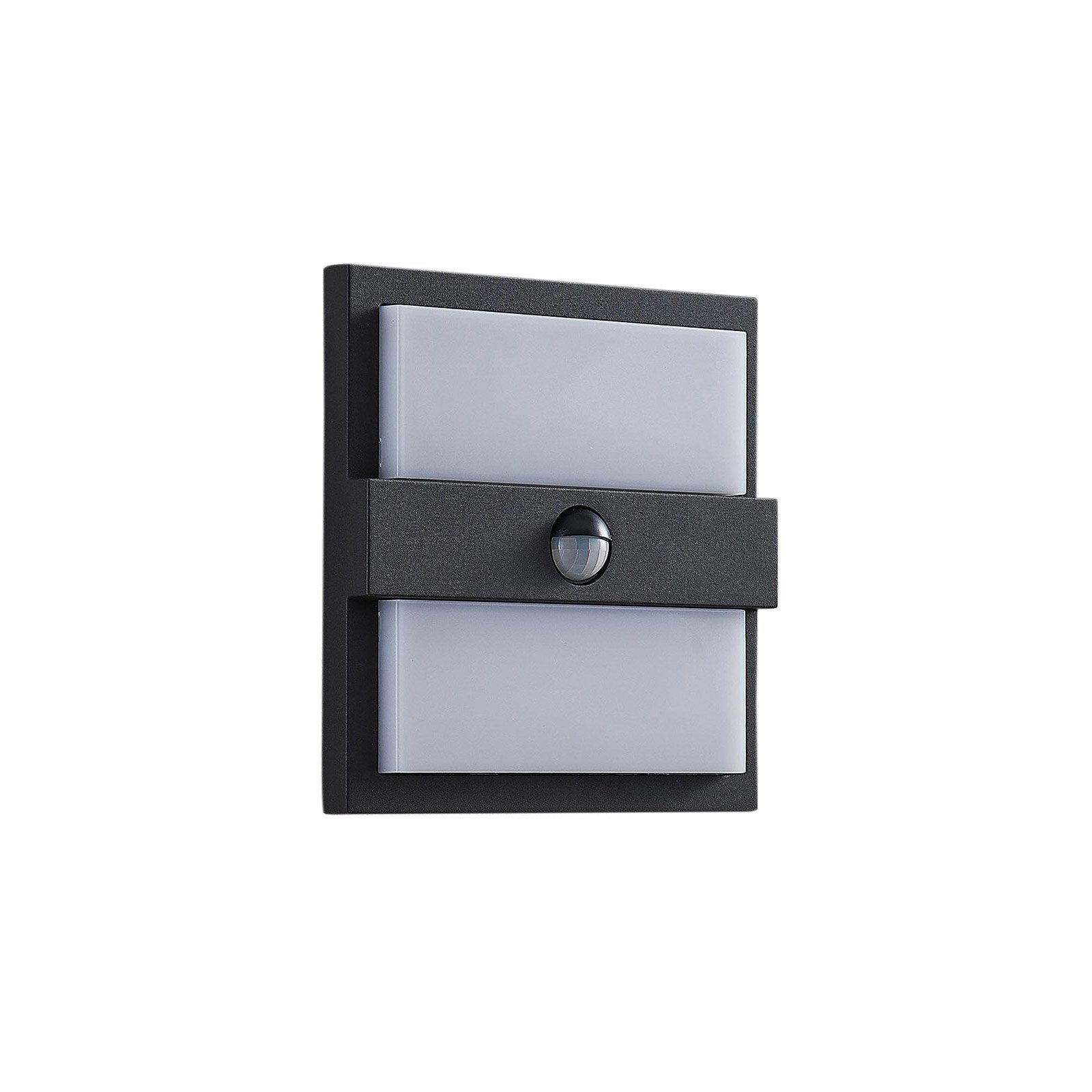 Gylfi Utomhus Vägglampa w/Sensor Graphite/White - Lucande