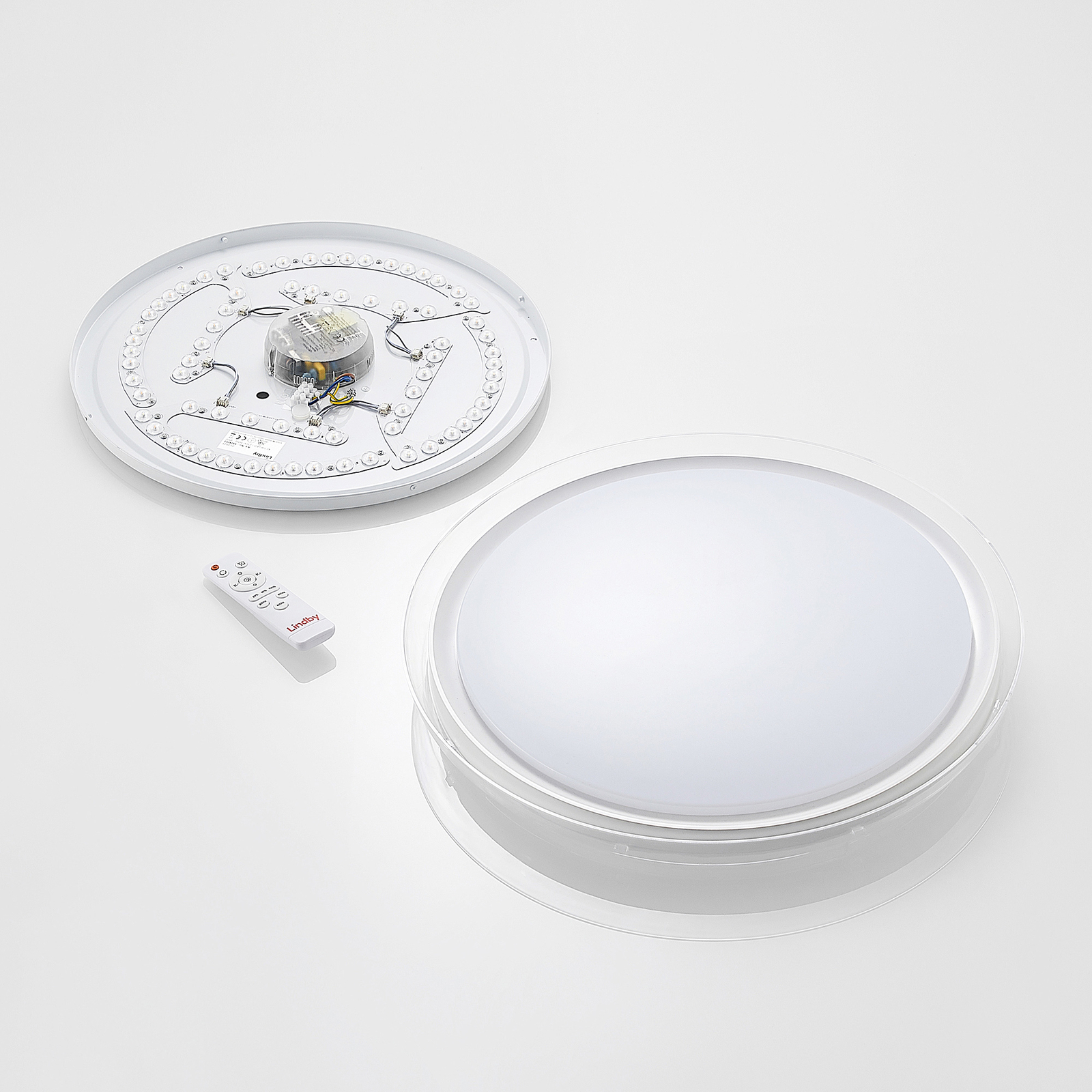 Lindby Sleya LED ceiling light, CCT, dimmable