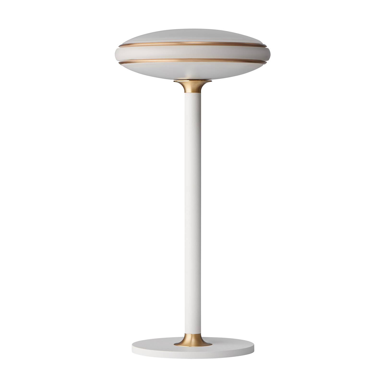 Image of Shade ØS1 lampe à poser LED laiton, socle blanc 5714793000158