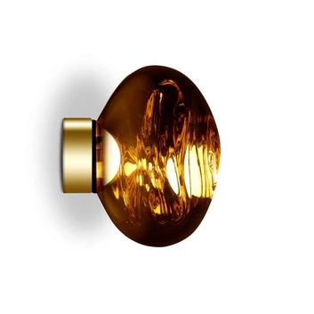 Melt Surface LED Wandleuchte Mini Gold - Tom Dixon