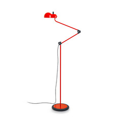 Stilnovo Topo LED-gulvlampe, rød