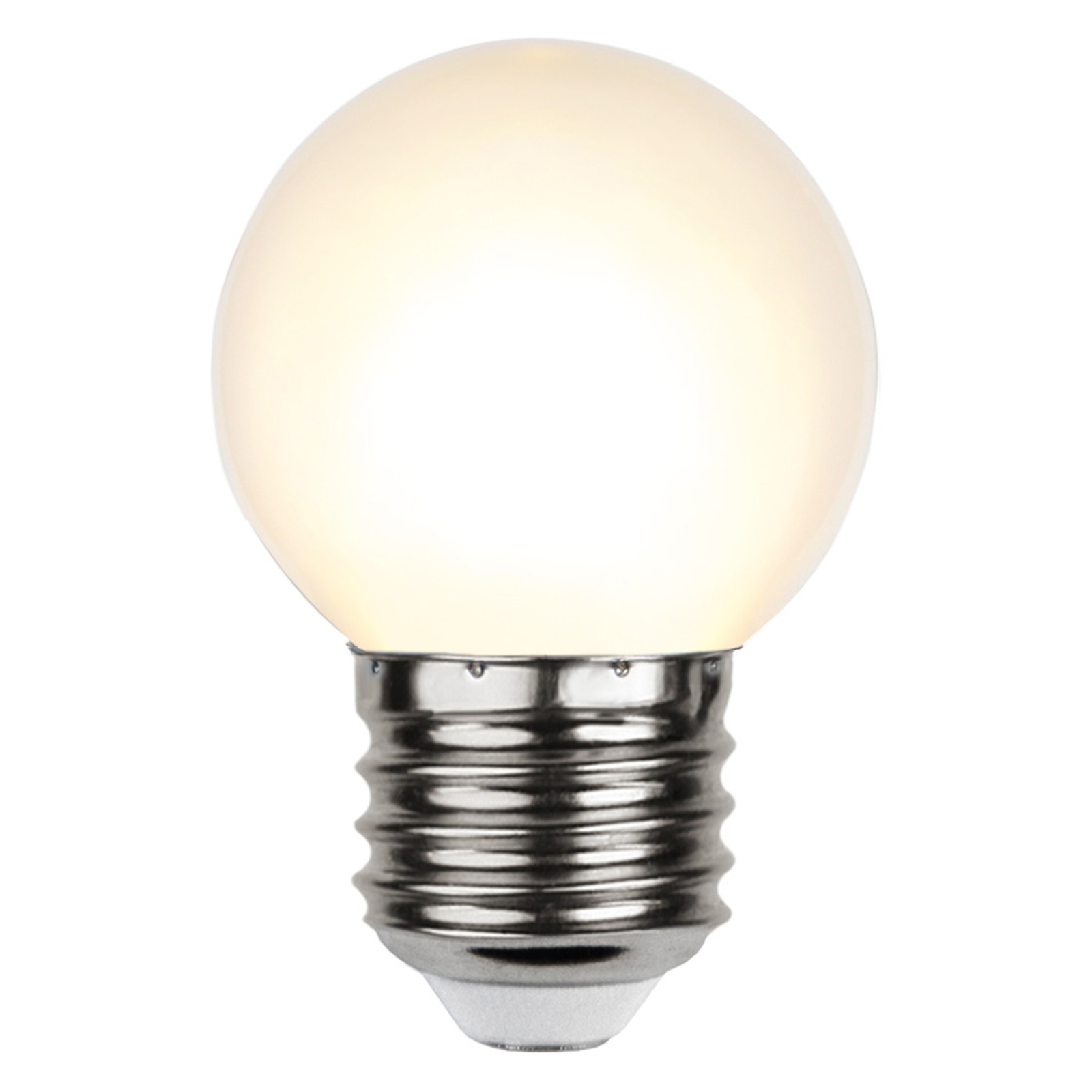 LED-Lampe E27 G45 für Lichterketten, weiß