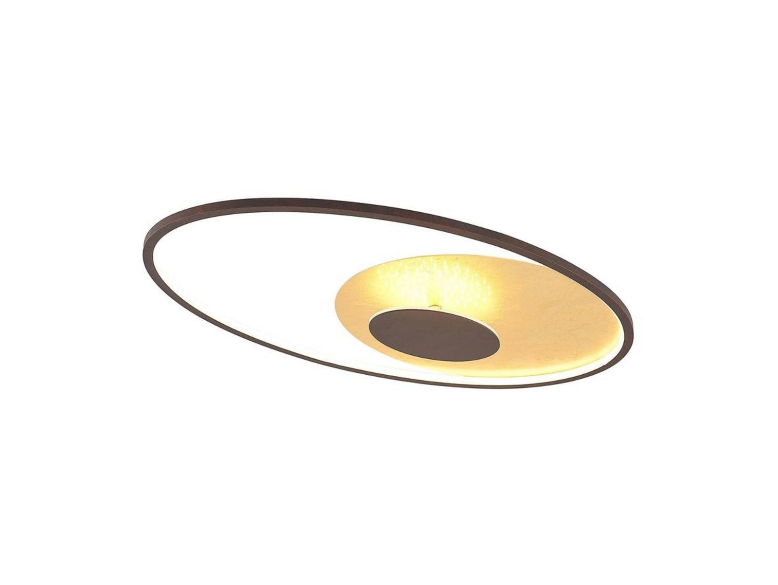 Feival LED Stropna lampa L73 Rust/ Zlato - Lindby