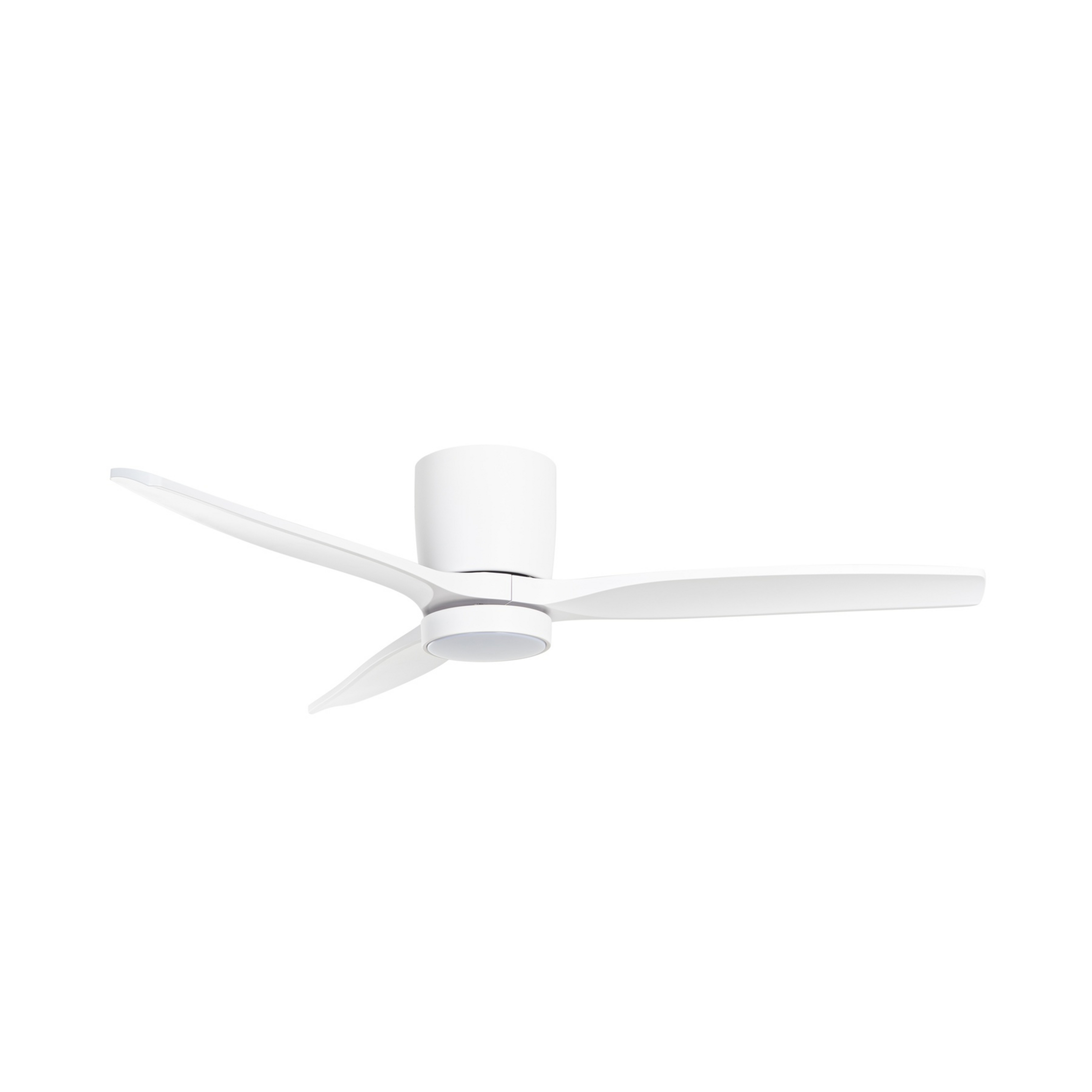 Wentylator sufitowy LED Sorin, biały, CCT, IP44, 3 łopatki – Lucande