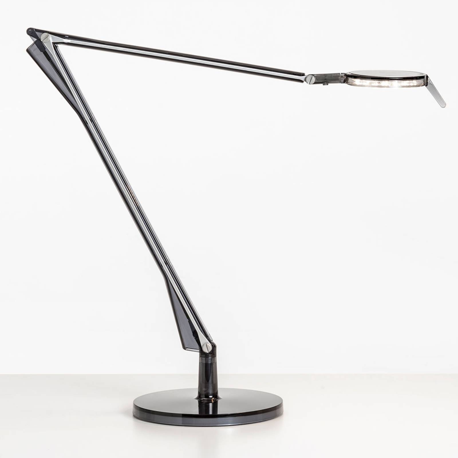 Levně Kartell Aledin Tec LED stolní lampa, kouřově šedá