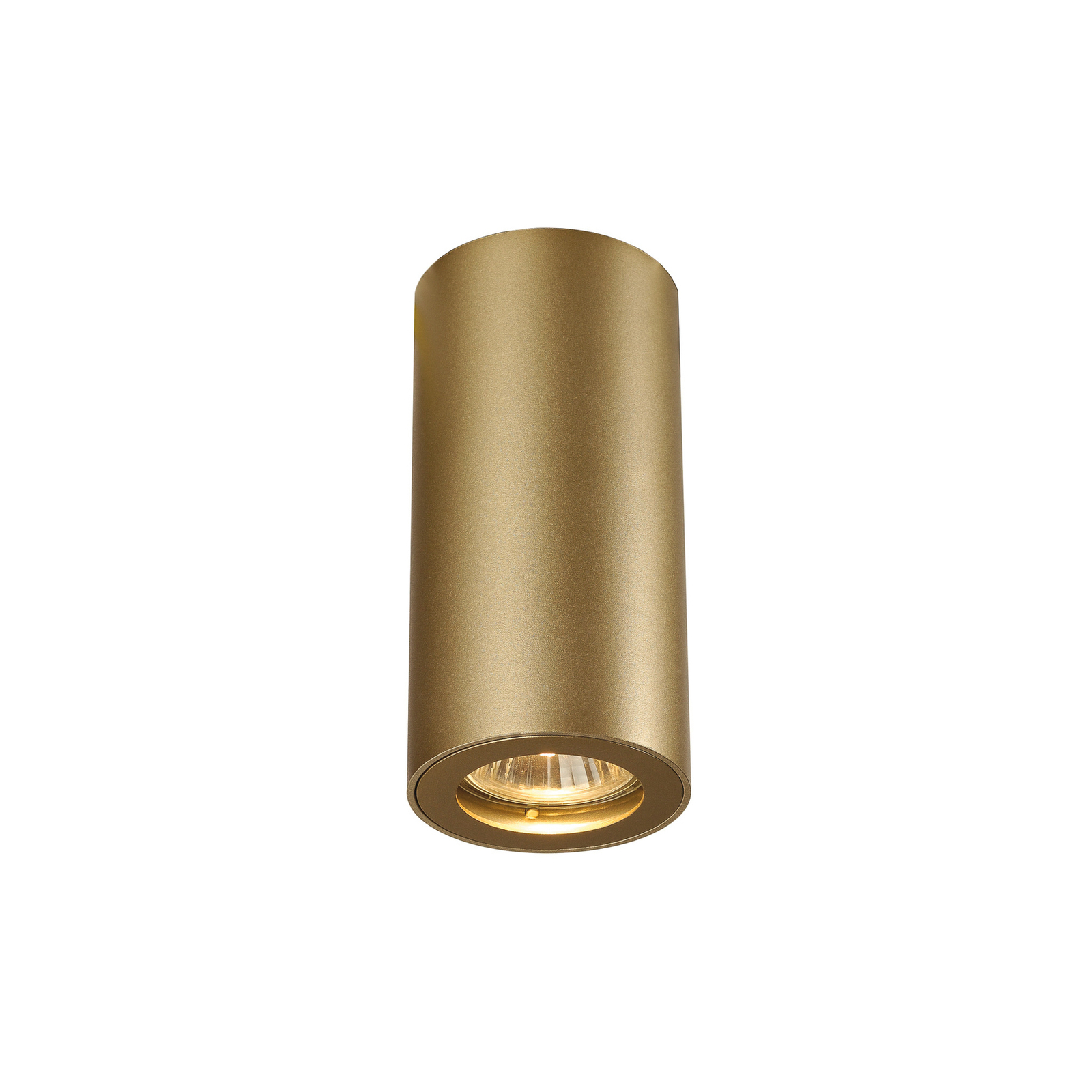 SLV Enola B loftlampe, messingfarvet, aluminium, højde 14 cm