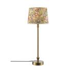 PR Home table lamp Liam, brass, lampshade Sofia Theo beige