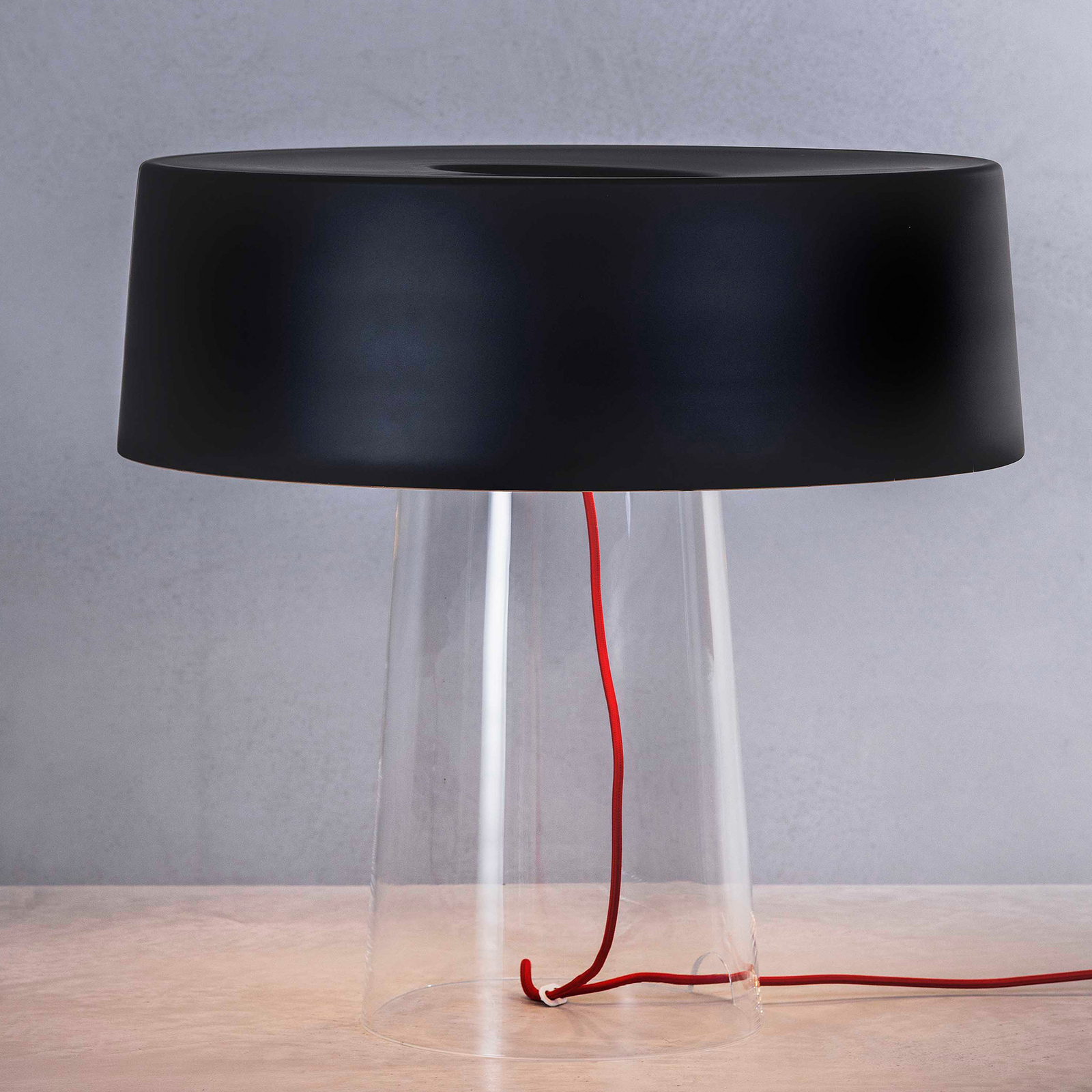 Prandina Glam table lamp, handblown glass