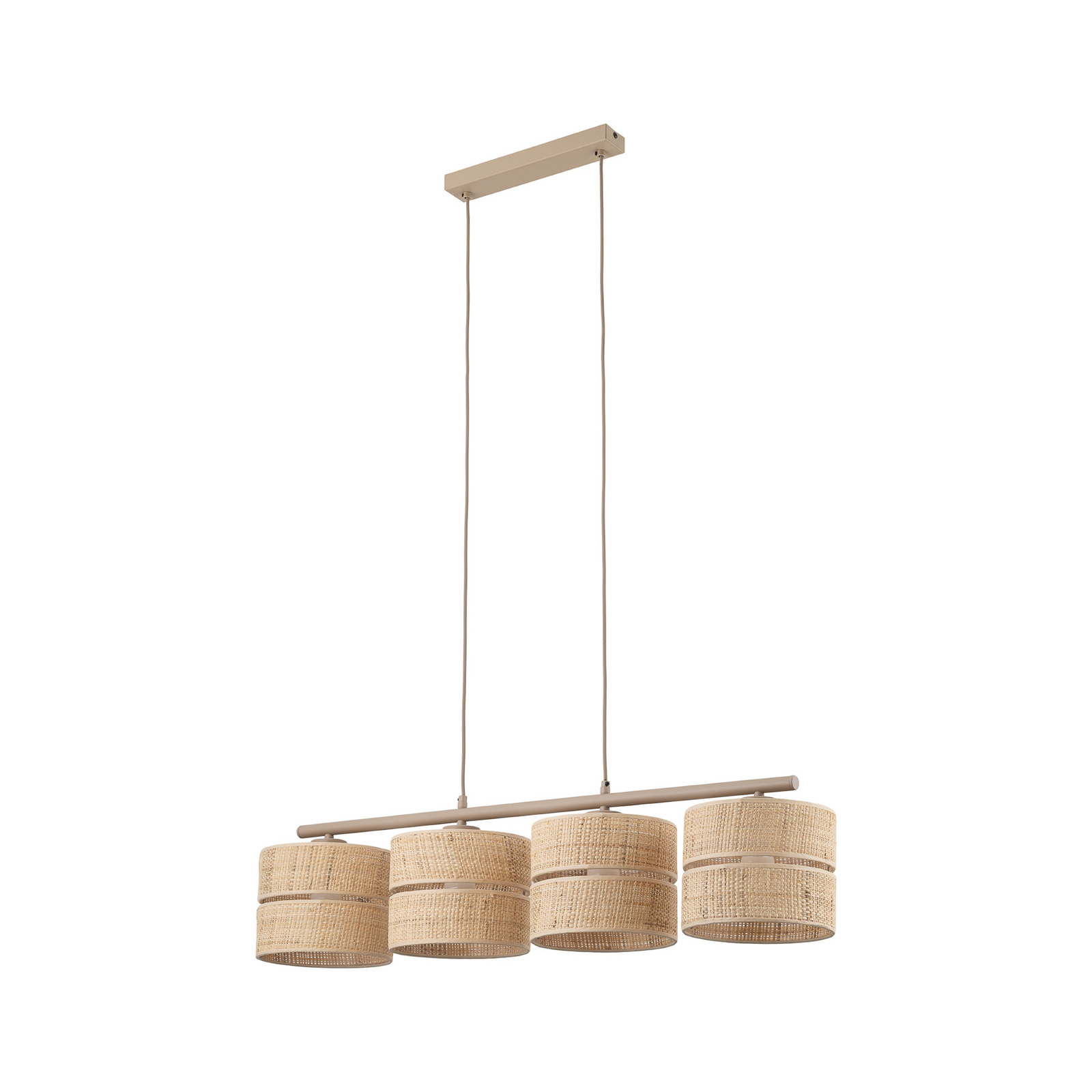 Calma lógó világítás, 4 izzós, bézs, raphás, hossza 95 cm