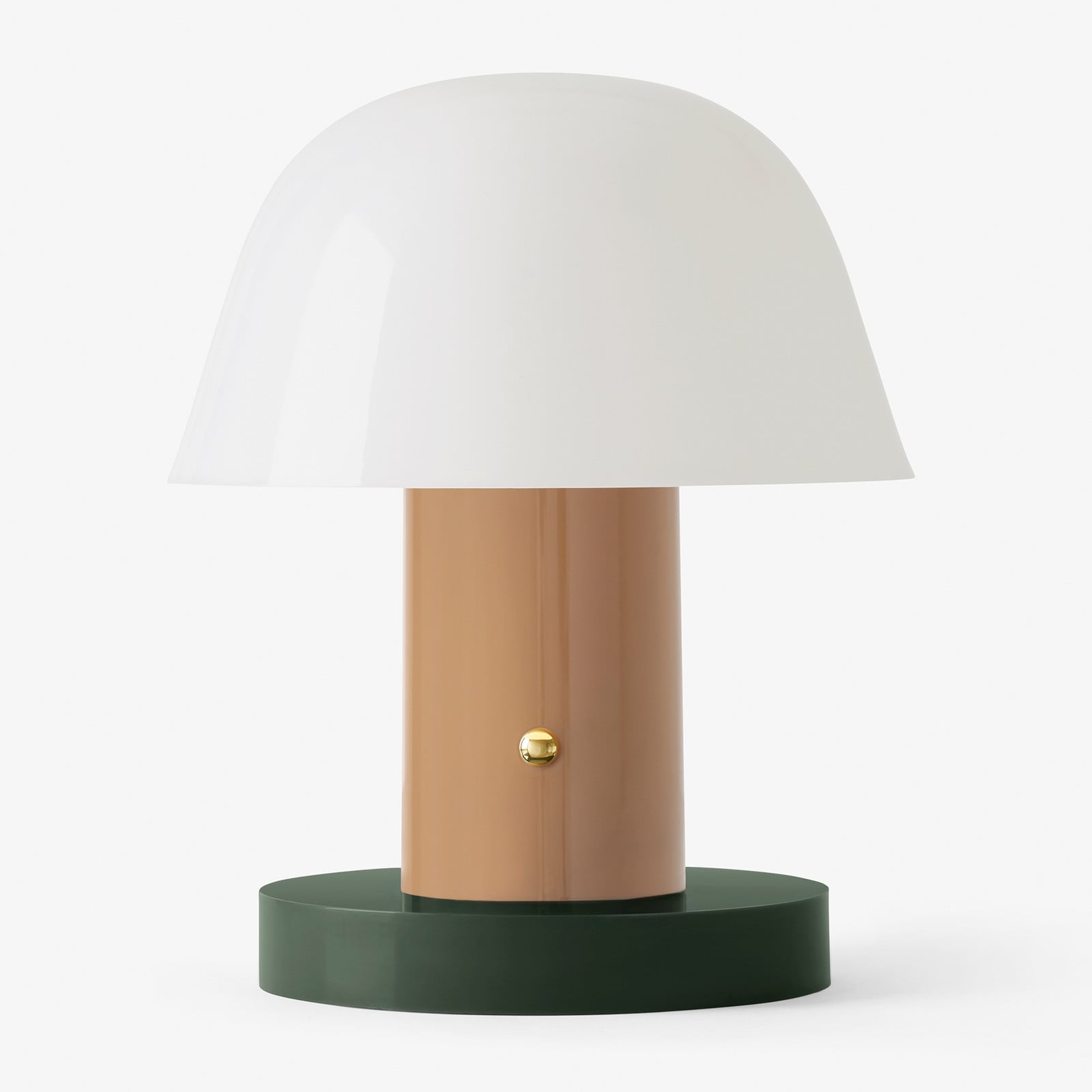 Setago JH27 B&auml;rbar bordslampa Nude/Forest &Tradition - Vardagsrum - Design - Plast - Med lampsk&auml;rm