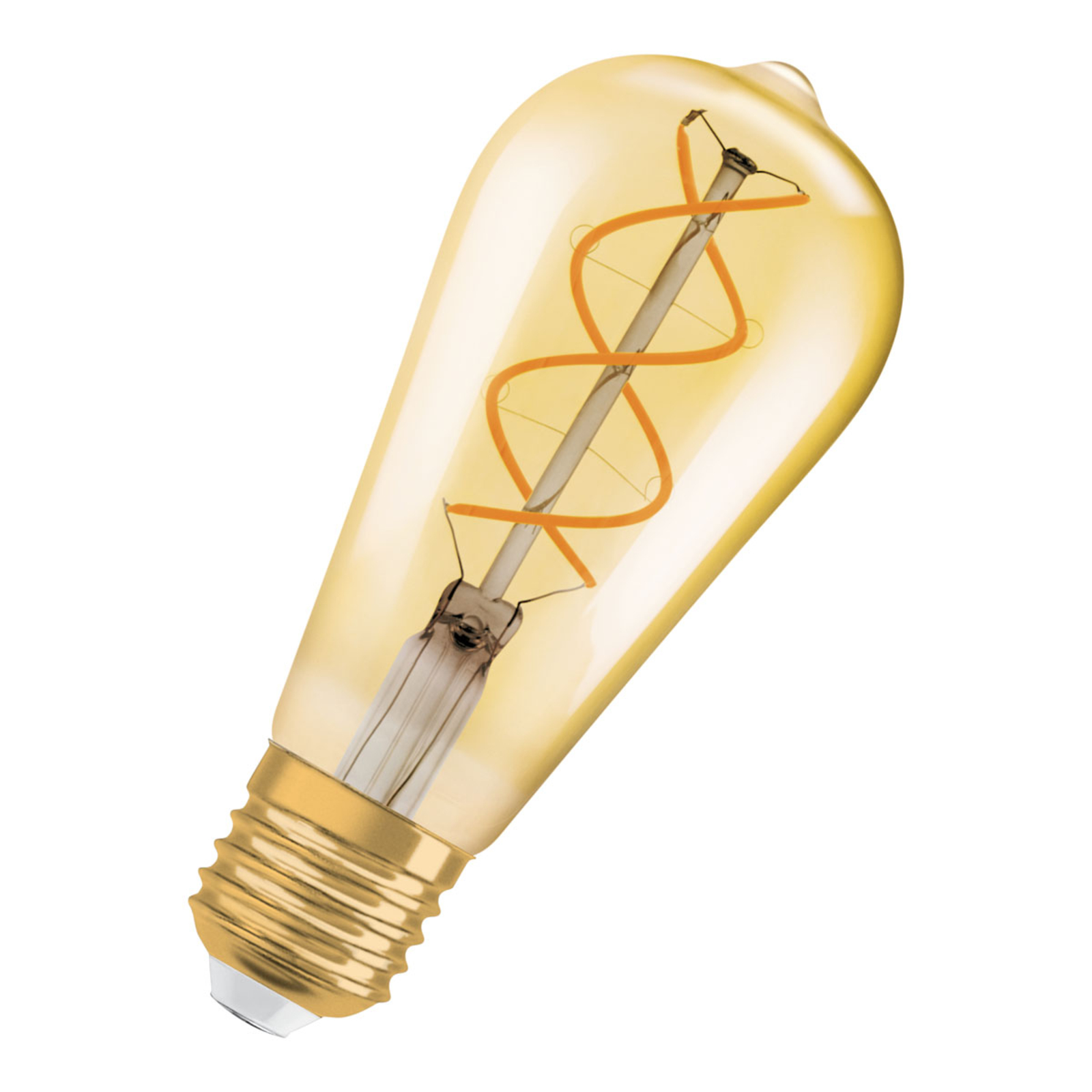 Nu al Afhankelijk Aardewerk OSRAM LED lamp E27 4W 2.000K Vintage Edison goud | Lampen24.be