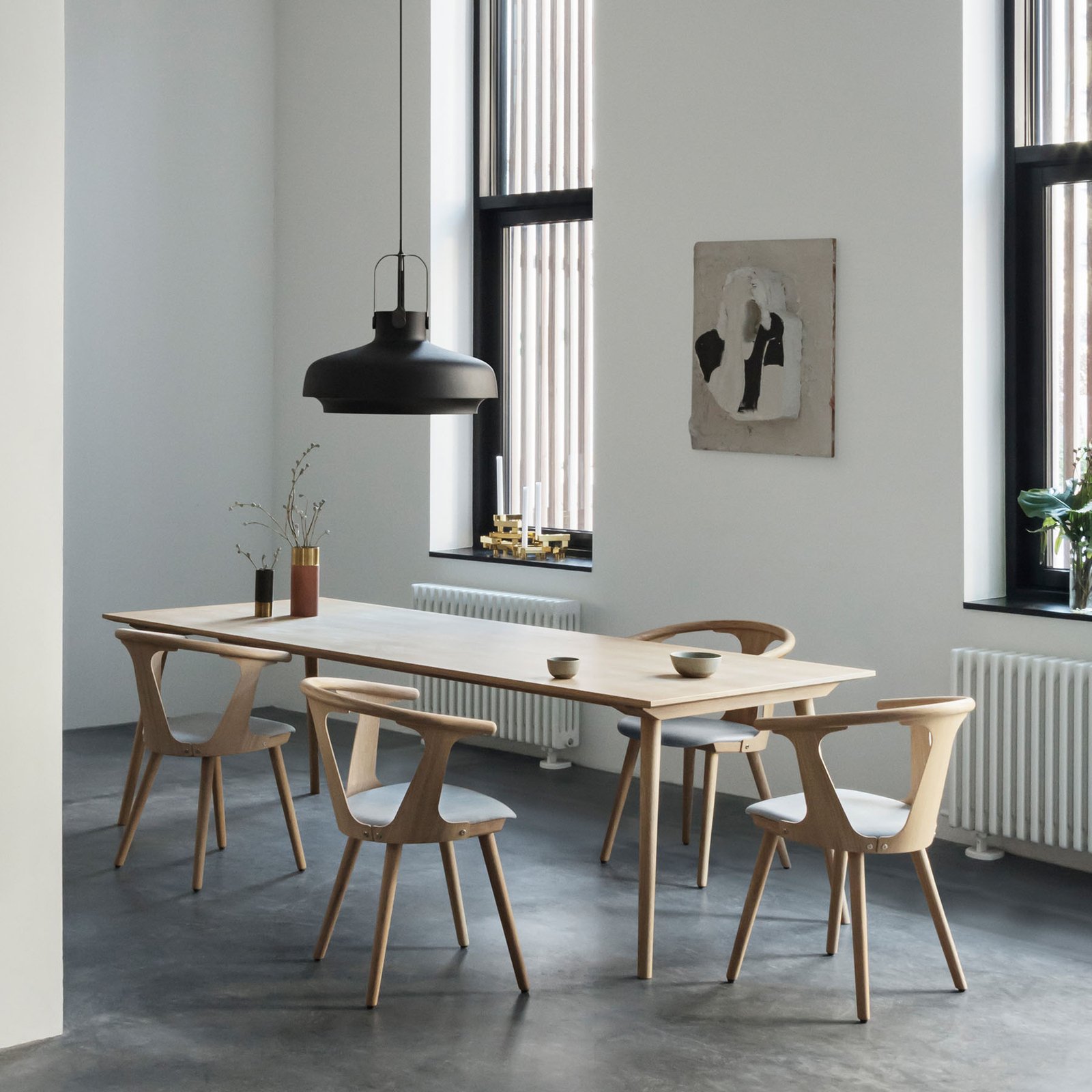 Copenhagen SC7 Pendelleuchte schwarz/messing - &Tradition