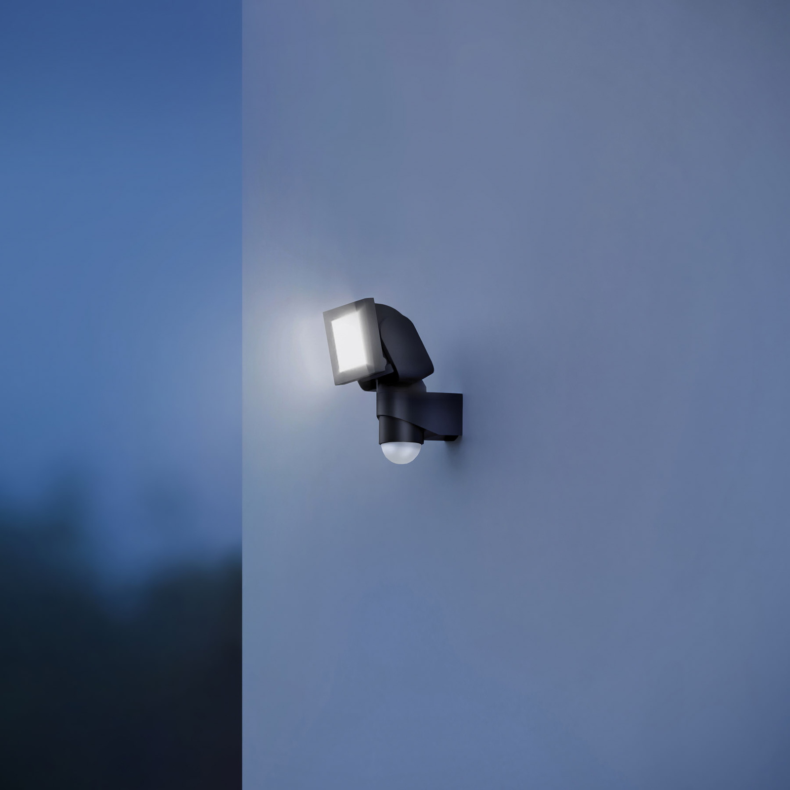 STEINEL LS 150 S outdoor wall spot sensor black